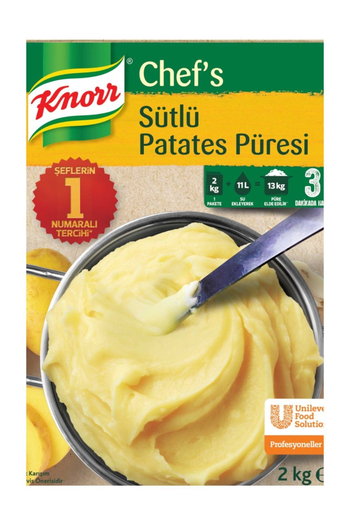 Knorr Chef’s Sütlü Patates Püresi 2 kg