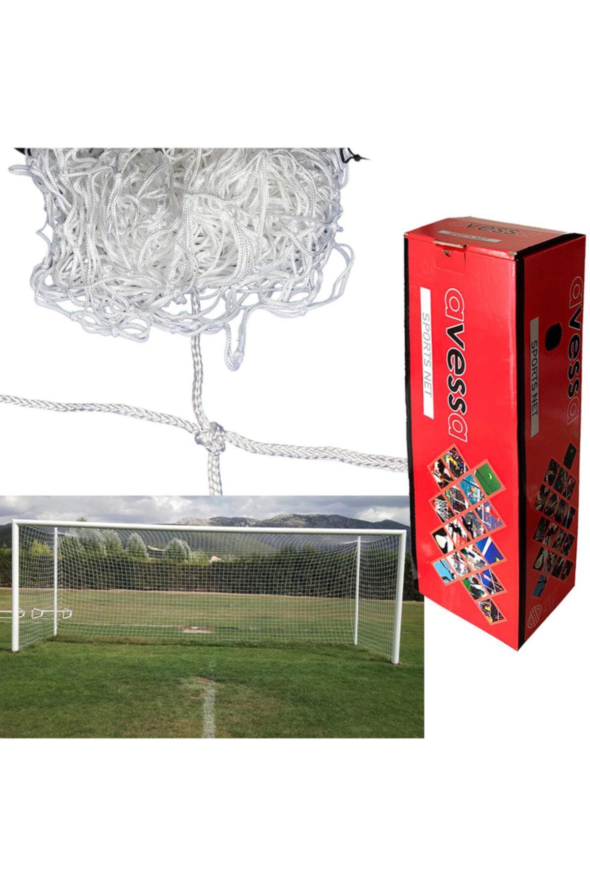 Avessa 750 Cm Nizami Futbol Kale Ağı 2 Mm Ip Kalınlığı Kr101