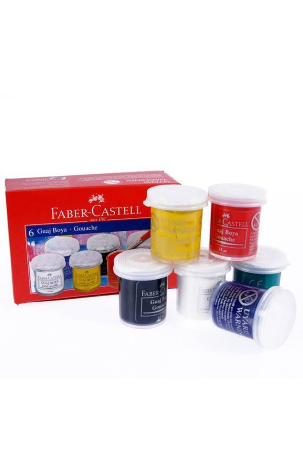 Faber Castell 6 Lı Guaj Boya Şişe