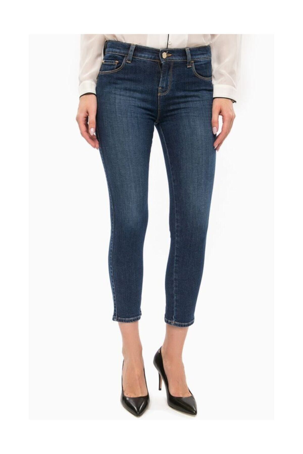 Armani Jeans Kadın Mavi Jeans Pantolon