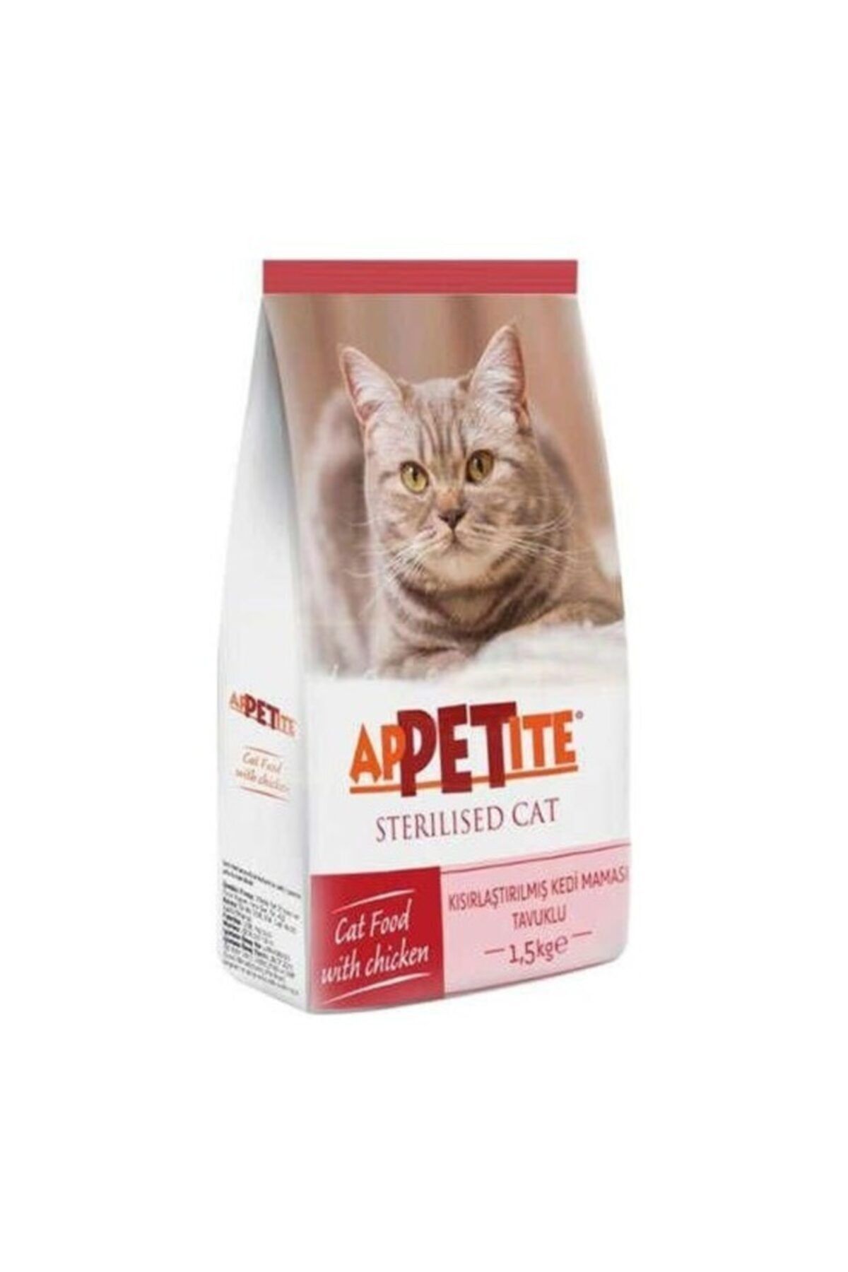 Appetite Ucuz Kısırlaştırılmış Tavuklu Kuru Kedi Maması 3kg 1.5 Kgx2