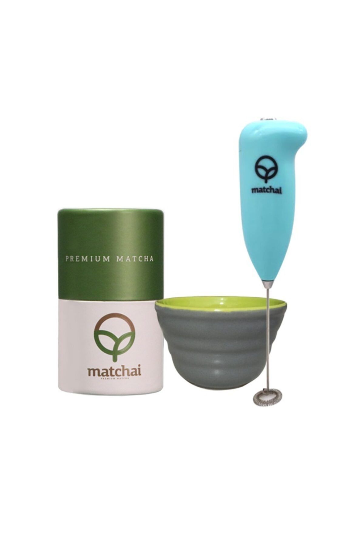 Matcha 42 gr I Premium Çayı( Pilli Köpürtücü Ve Porselen Kase Hediyeli)