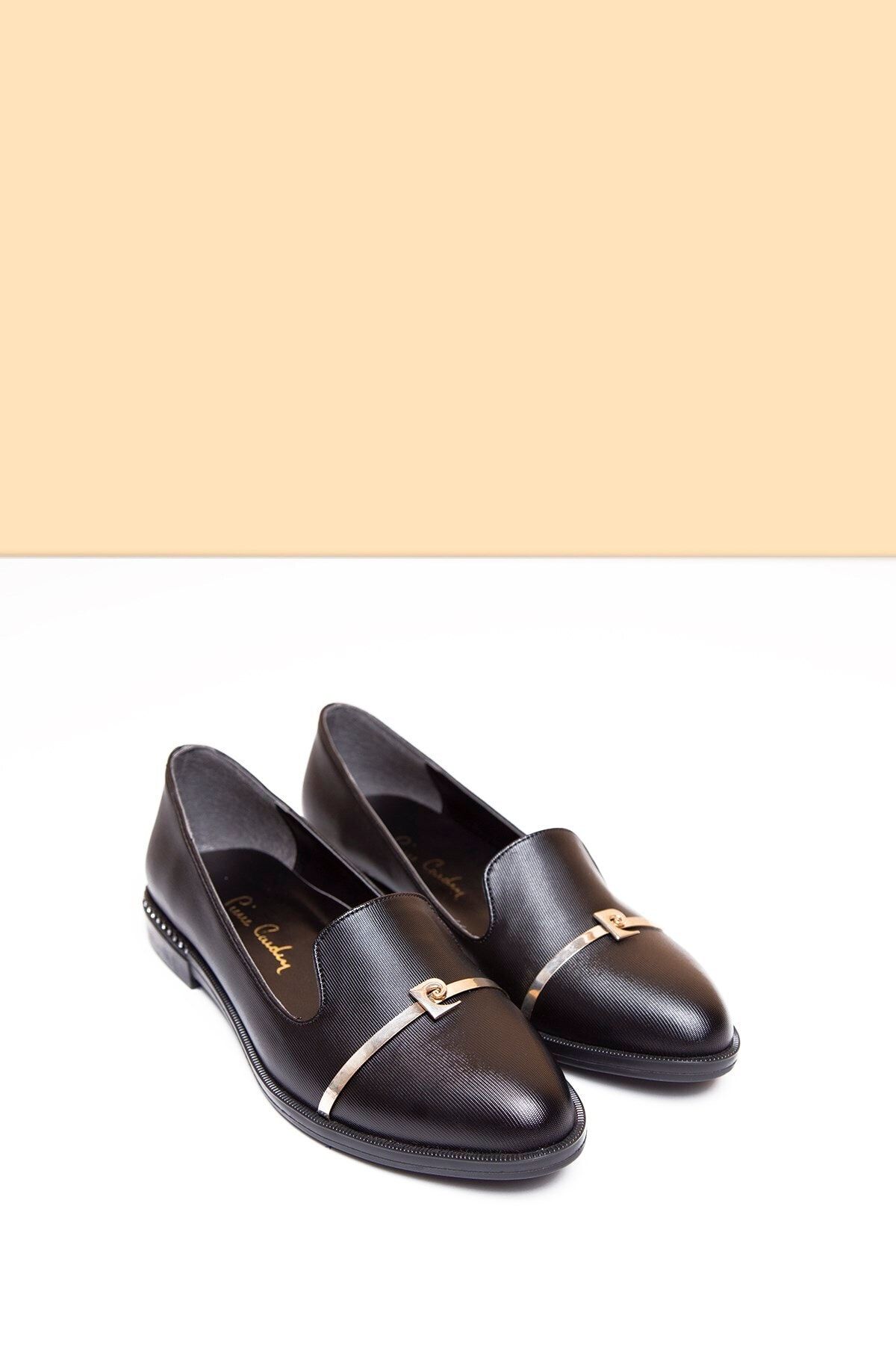 Pierre Cardin PC-50599 Parlak Siyah Kadın Ayakkabı