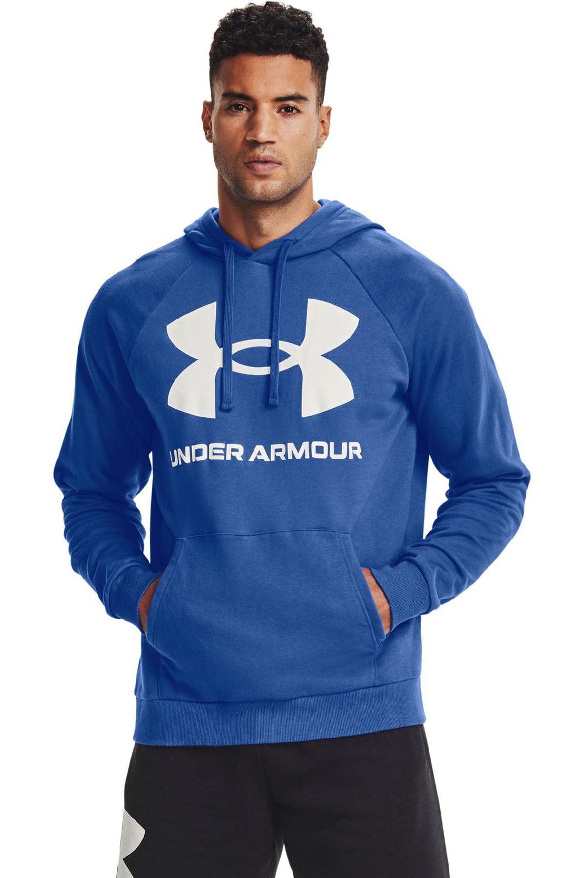Under Armour Erkek Spor Sweatshirt - Ua Rival Fleece Big Logo Hd - 1357093-584