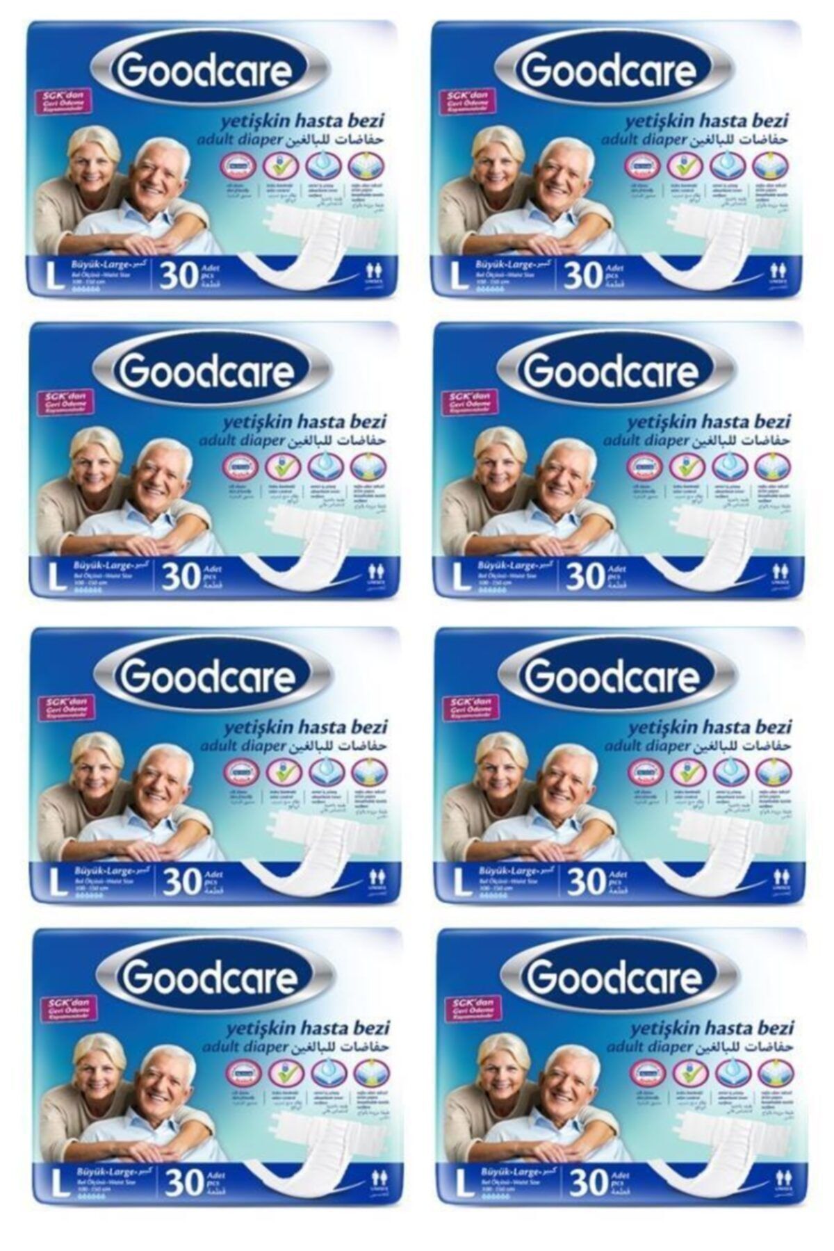 Goodcare -joly Belbantlı Hasta Bezi 240 Adet Büyük Large