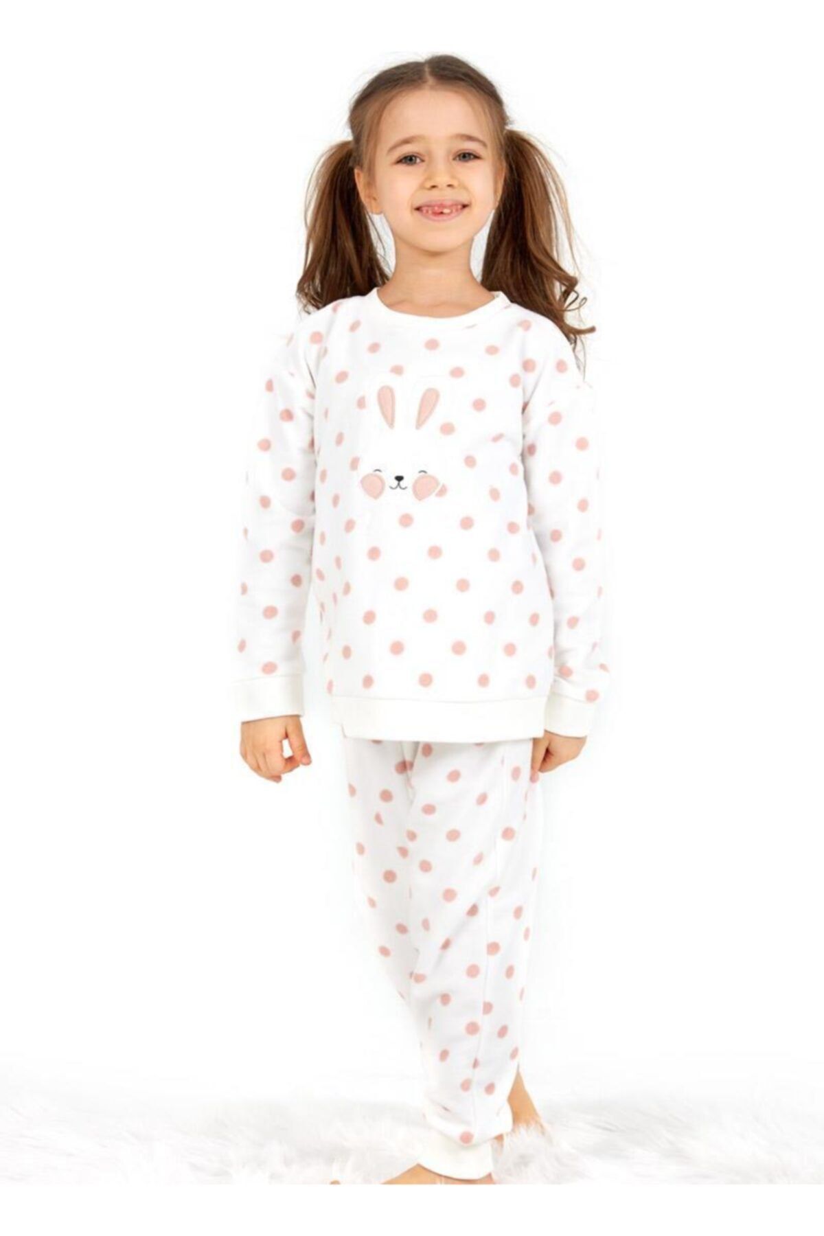 Blackspade Kız Çocuk Uzun Pijama Takımı 50661 - Puantiyeli