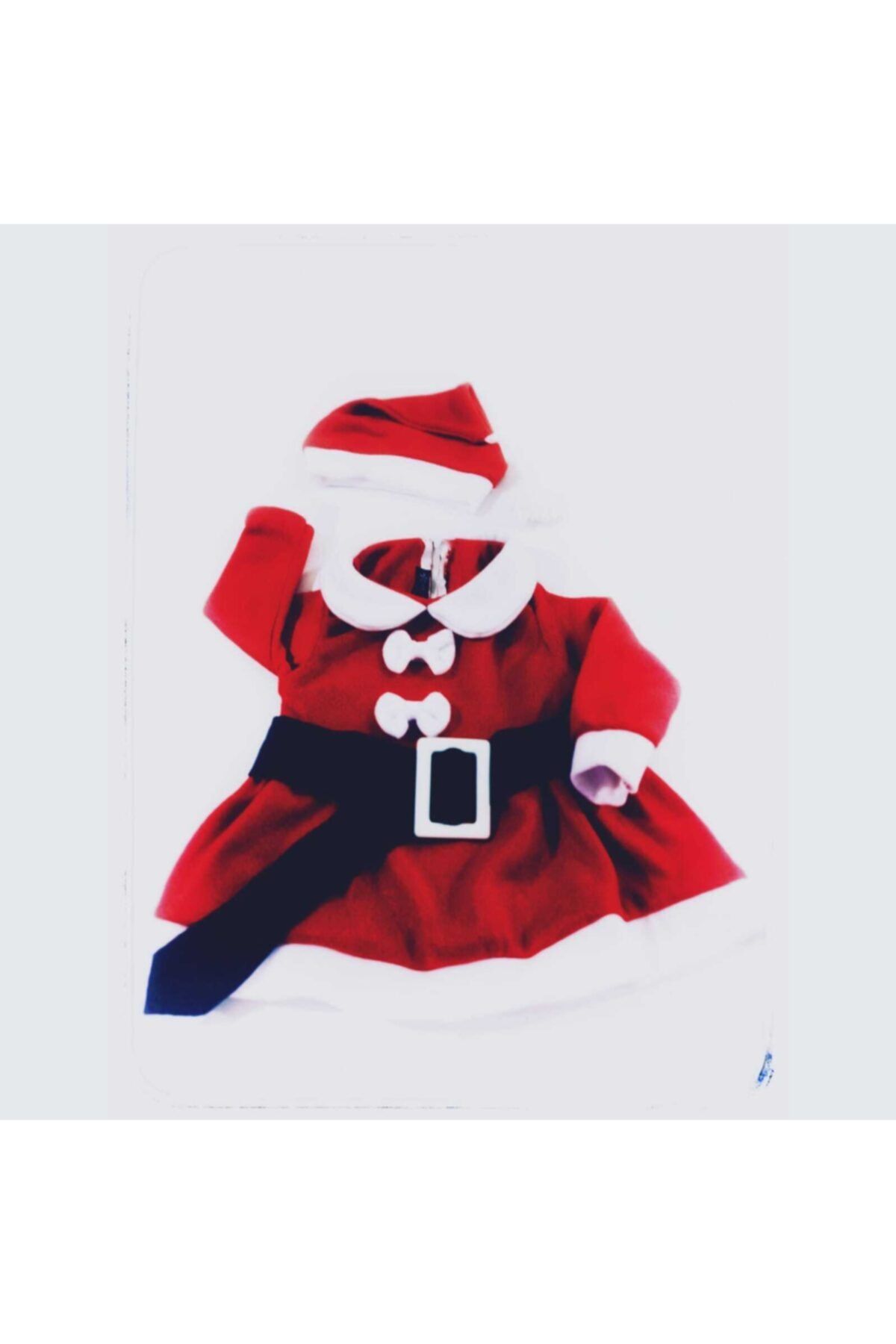 Patiska Nostalji Noel Kız Bebek Kostümü