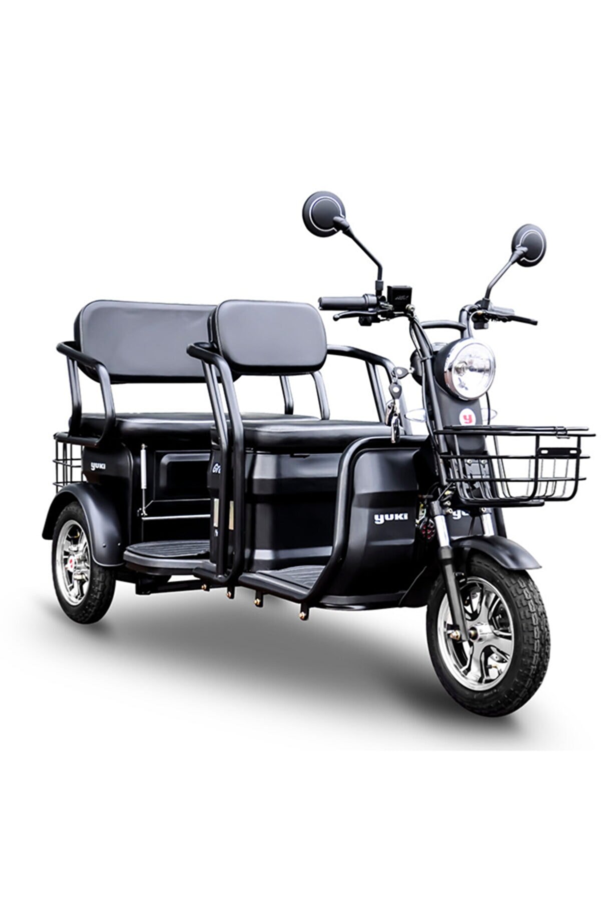 Yuki Greta Üç Tekerlekli Üç Kişilik Elektrikli Motosiklet