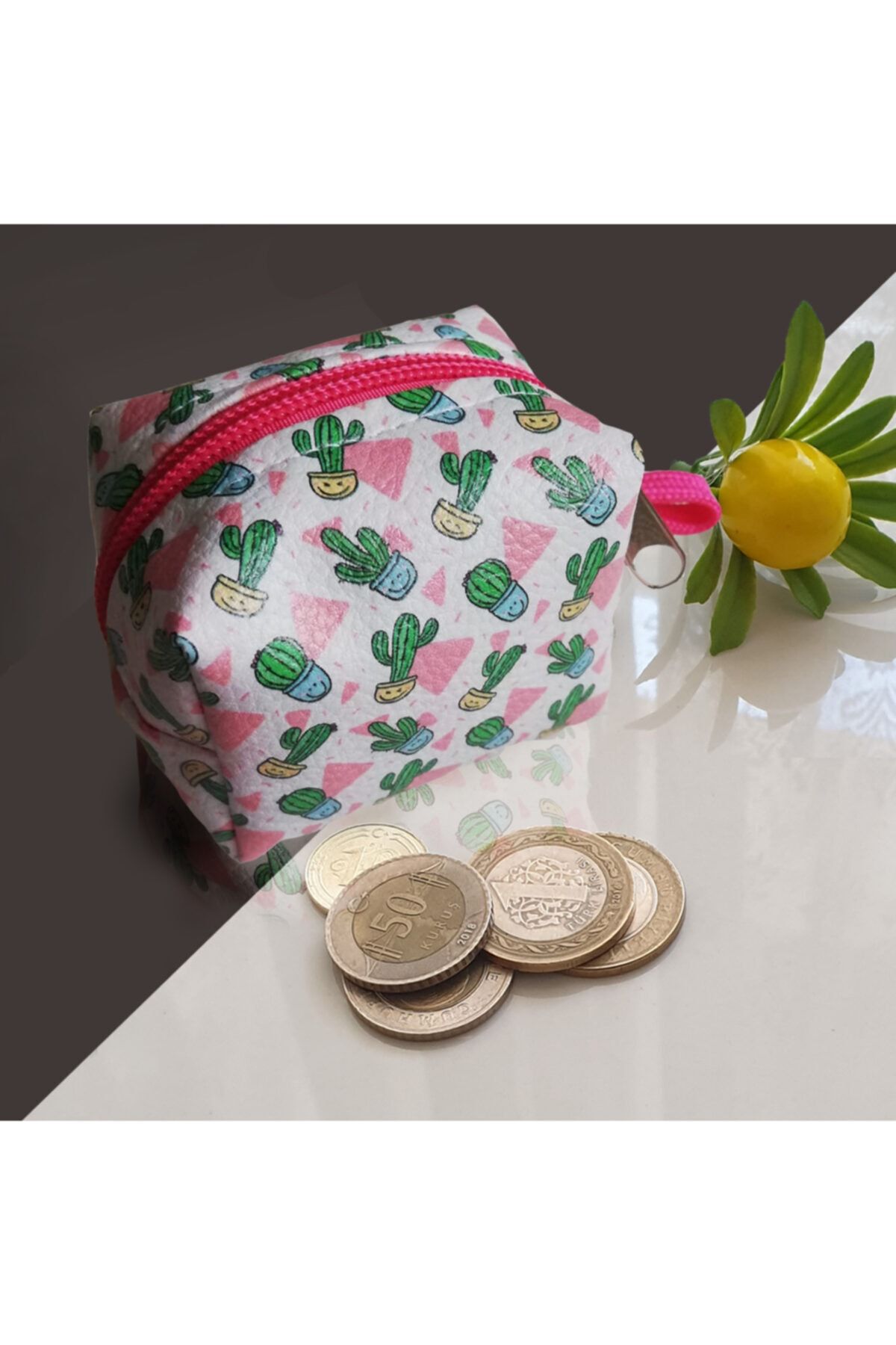 Filemo tasarım Renkli Bozuk Para Cüzdanı