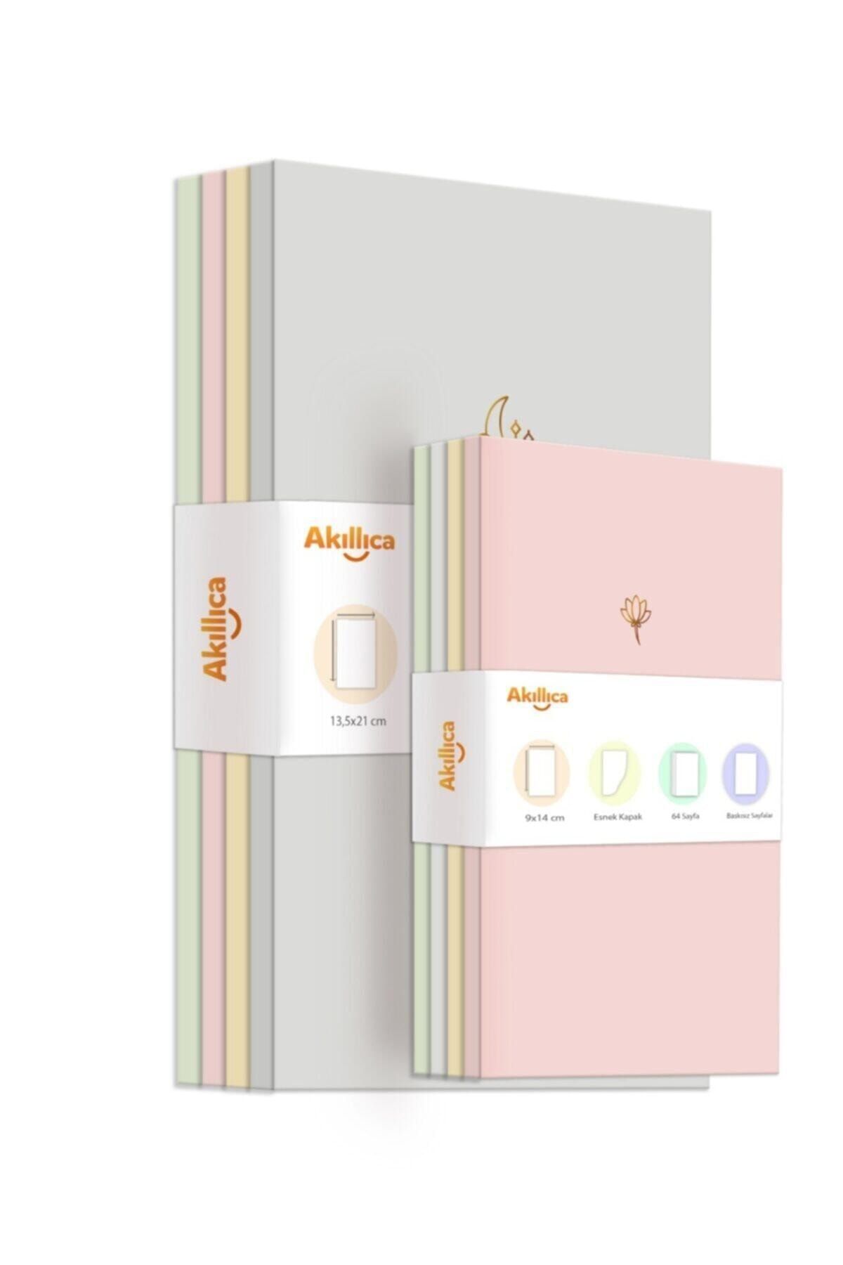 AKILLICA 8'li Defter Set Soft Pastel Notebook