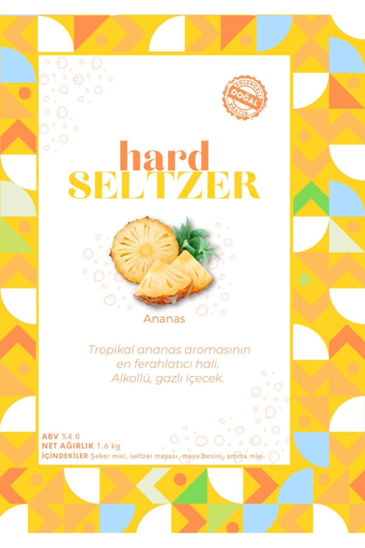 Vinomarket Hard Seltzer - Ananaslı