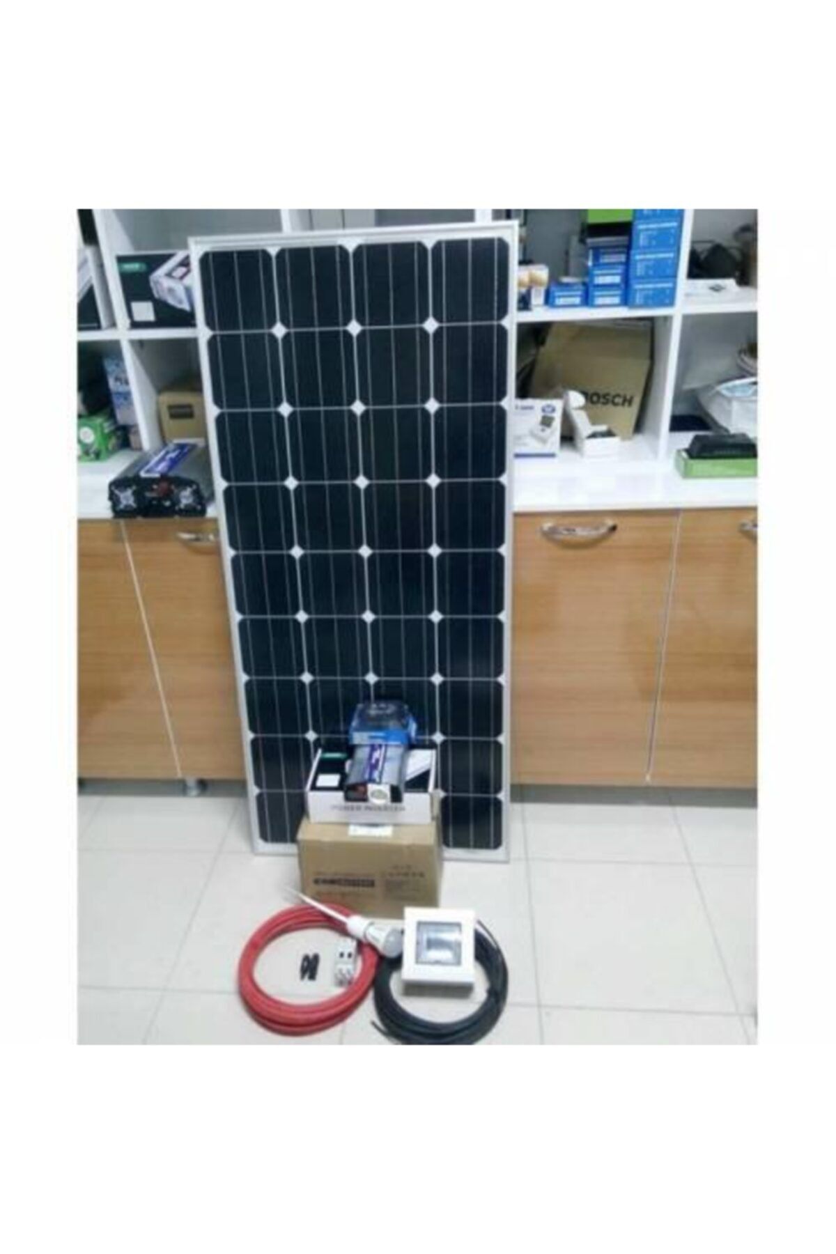 Lexron Güneş Enerjisi Hazır Solar Paket 600 Watt Inverter 170 Watt Panel