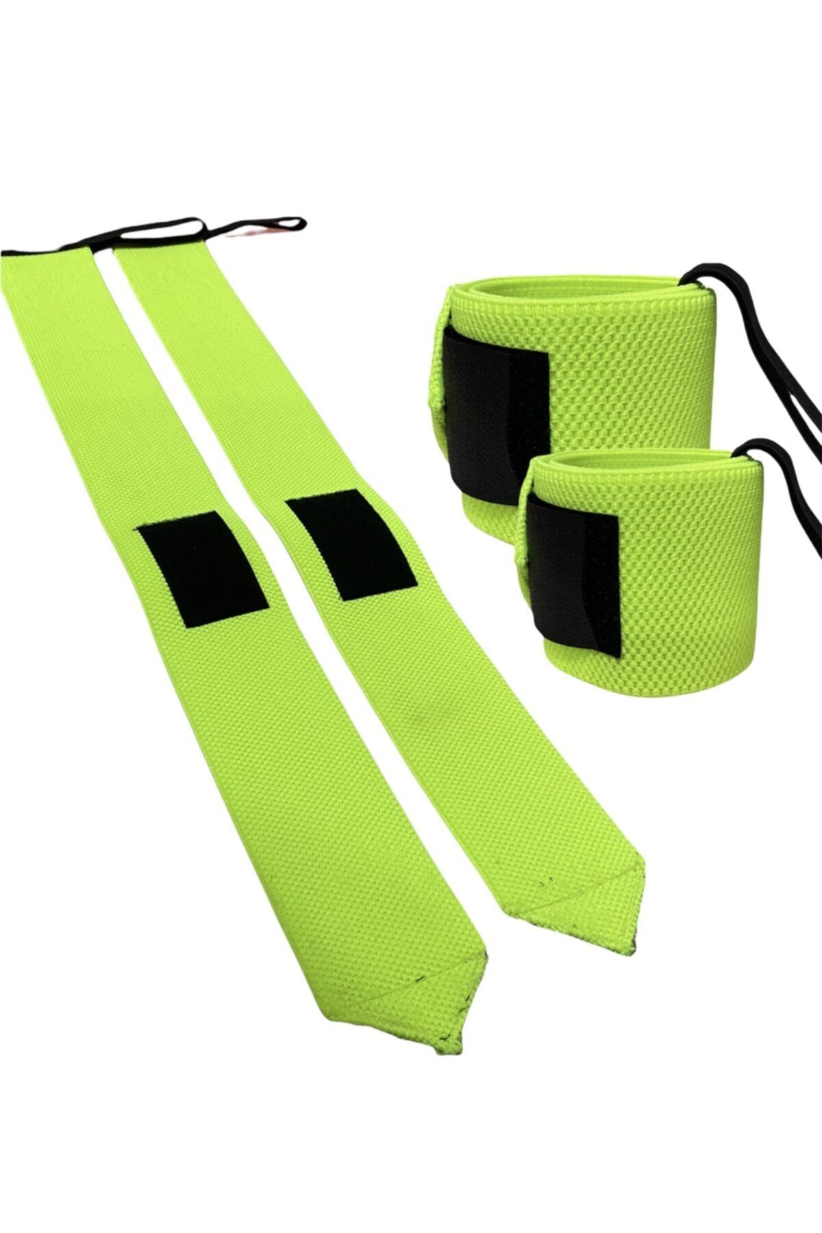REMEGE Halter  Fitness & Crossfit Bilek Bandajı 50 Cm X 6cm  Wrist Wraps El Bilek Sargısı  1 Çift