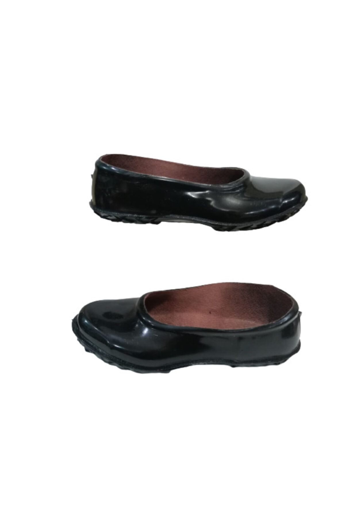 Emek E2025-010 Kadın Siyah Lastik Günlük Ayakkabı