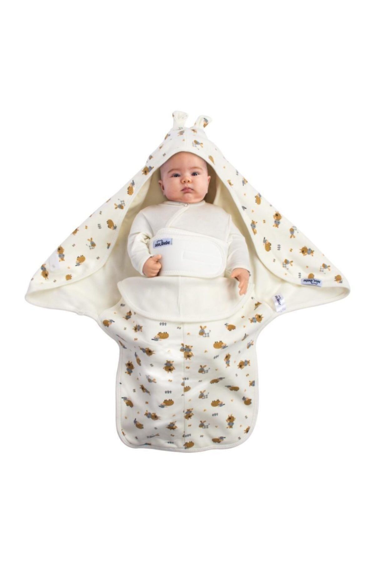 Sevi Bebe Interlok Bel Koruyuculu Kundak Art-558 Bebek Kundağı