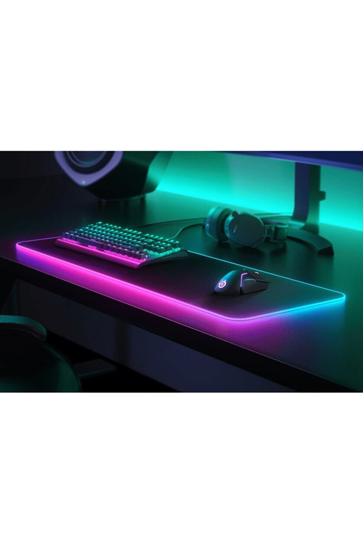 SteelSeries QcK Prism Cloth XL RGB Gaming Mousepad Fiyatı, Yorumları TRENDYOL