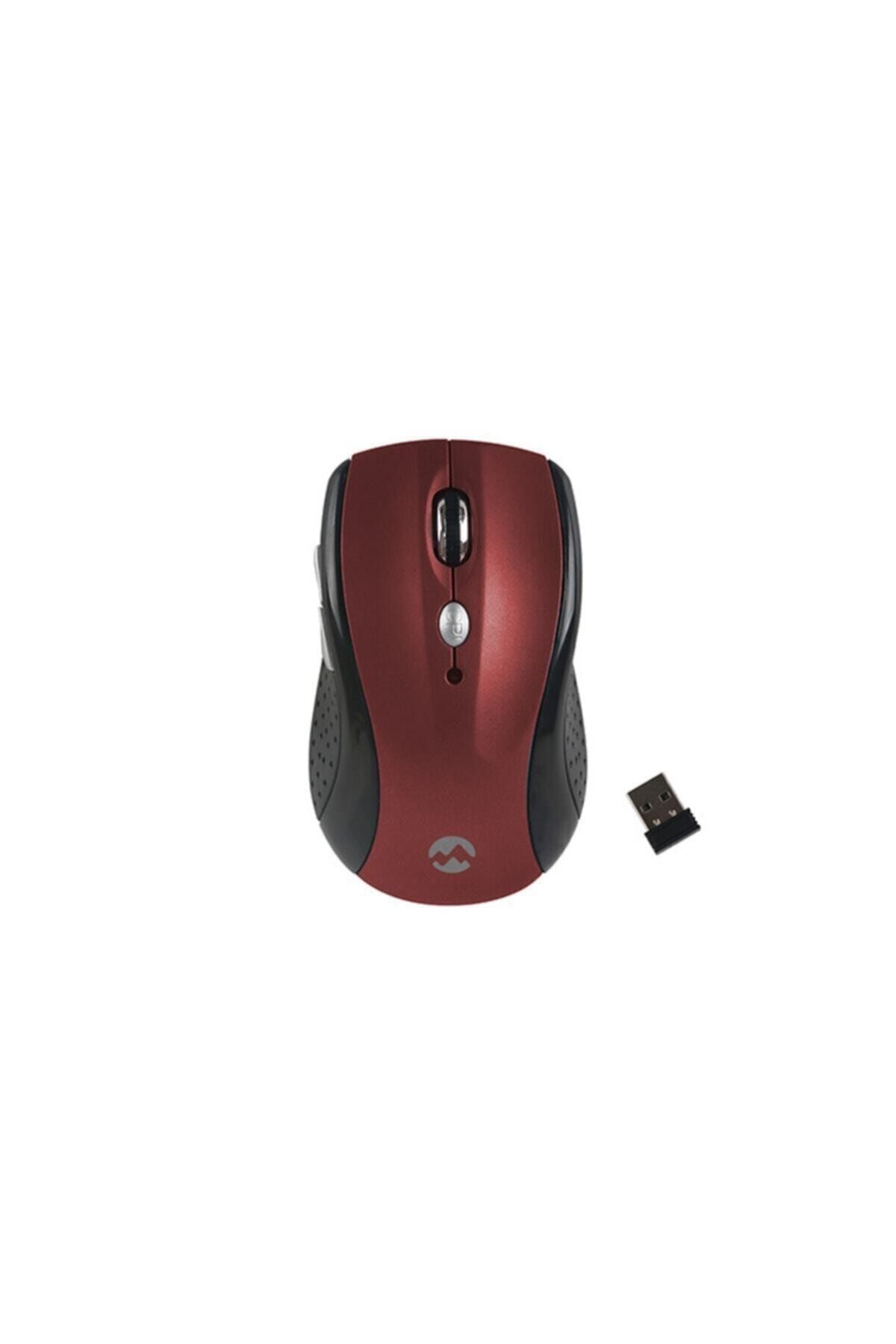 Everest Smw-266 Usb Kırmızı 2.4ghz Optik Wireless Mouse