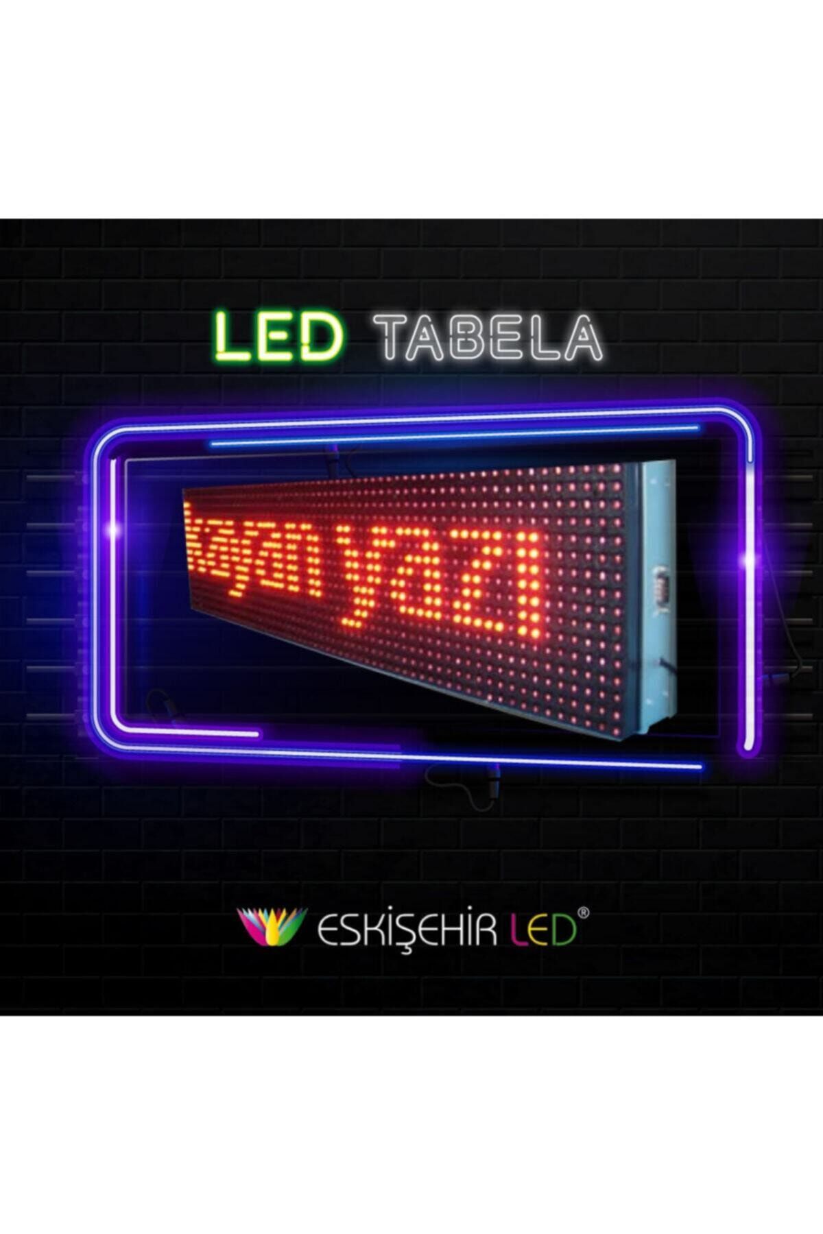 ESKİŞEHİR LED Led Tabela Kayan Yazı 16x64 Kırmızı Tek Yönlü