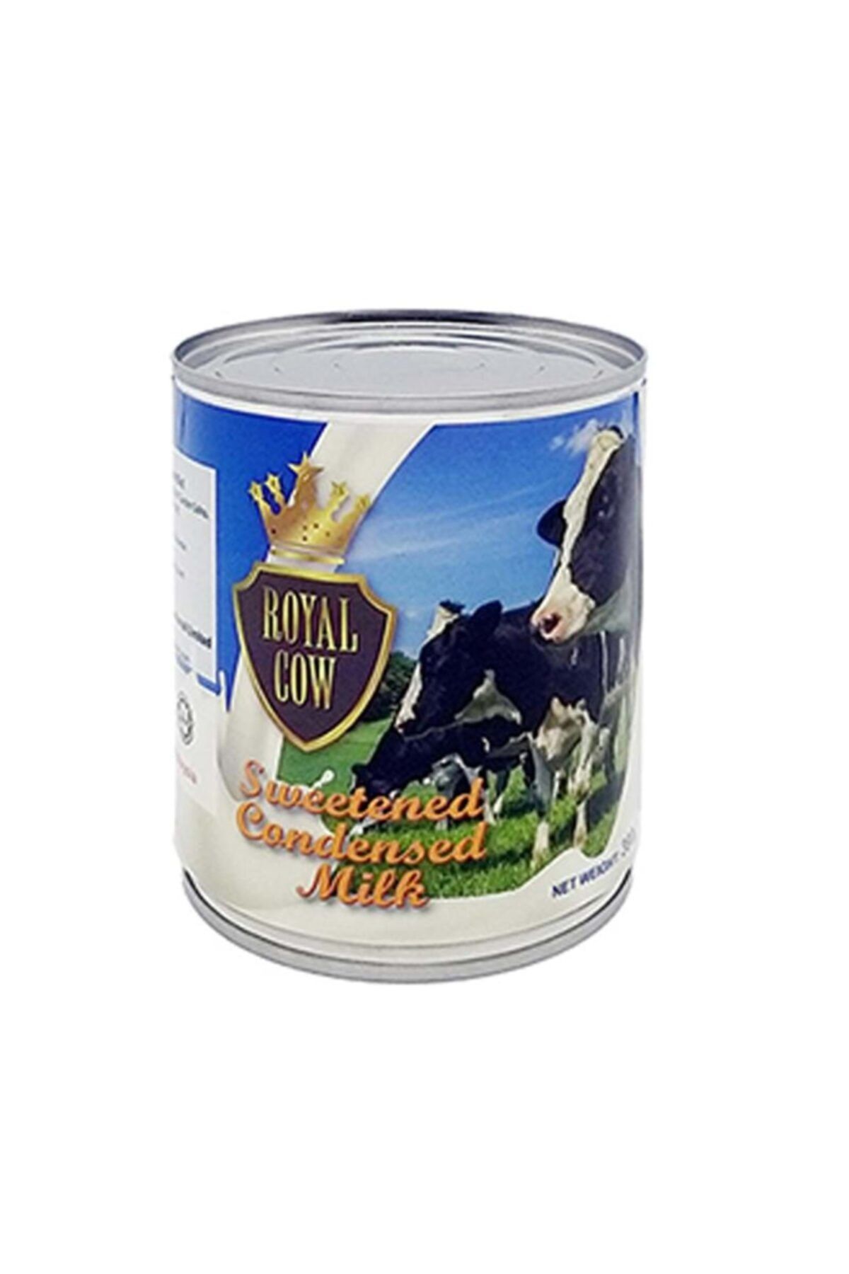 Royal Cow Sweetened Condensed Milk - Şekerli Yoğun Süt Tatlandırılmış Yoğunlaştırılmış Süt 390 gr