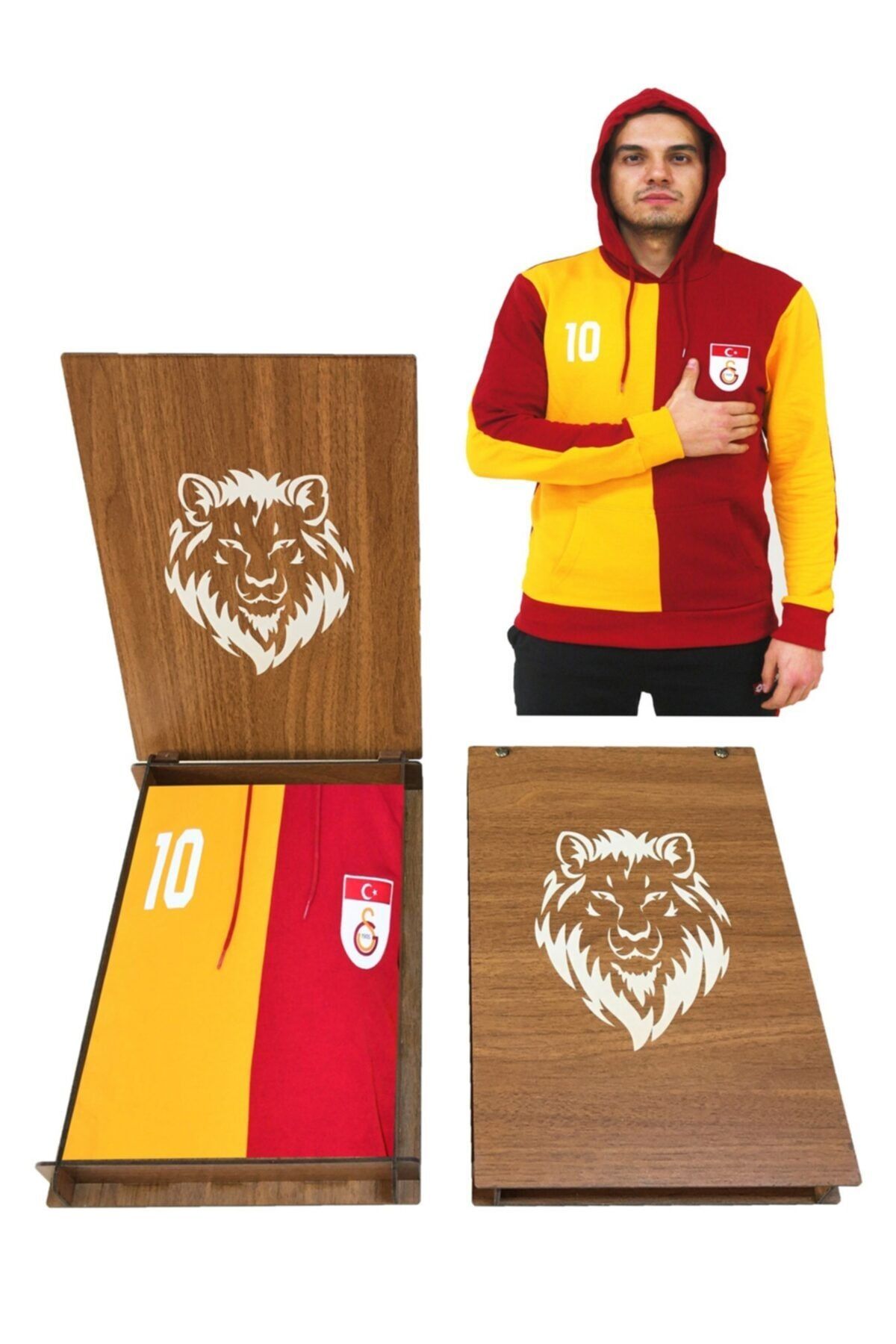 Galatasaray Lisanslı Metin Oktay Sweatshirt (Hediye Ahşap Kutulu)