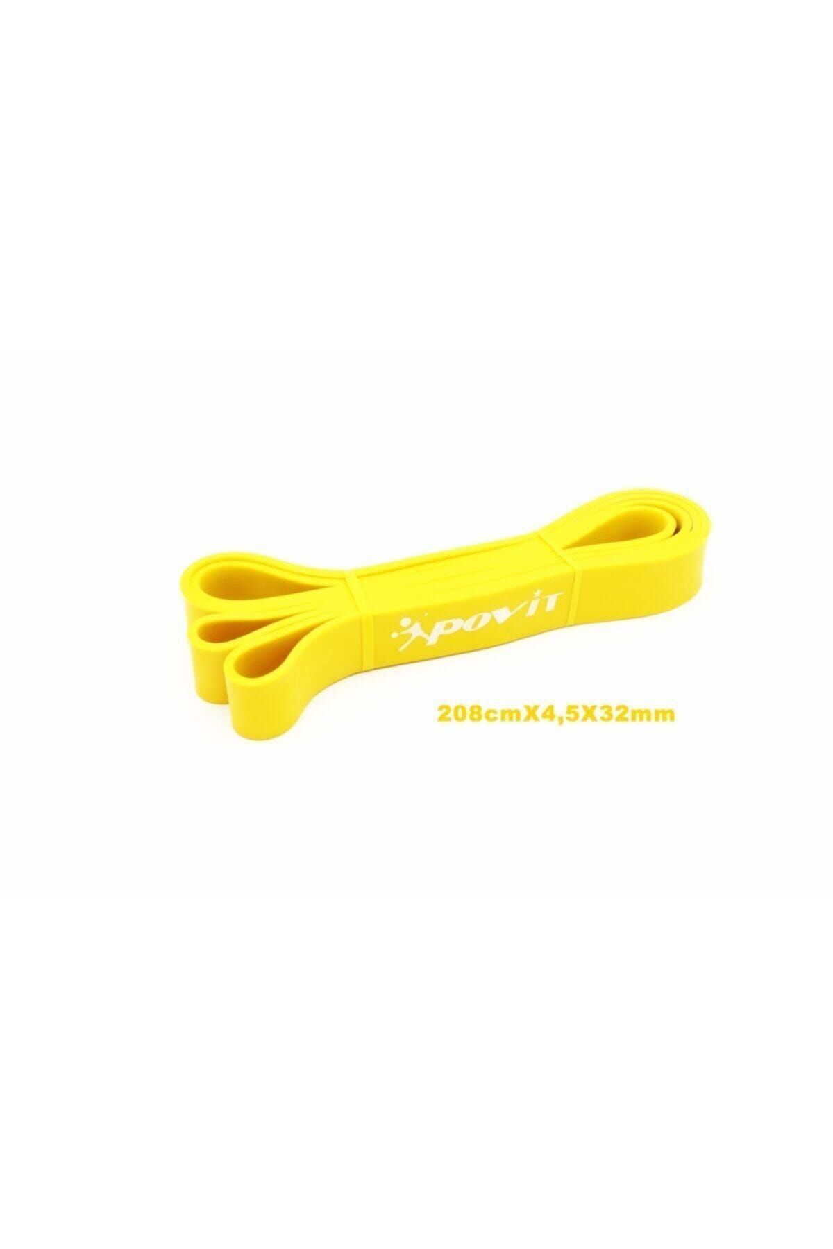 Povit Latex Güç Bandı Direnç Lastiği Sert Sarı Renk Nts2021lks99-s