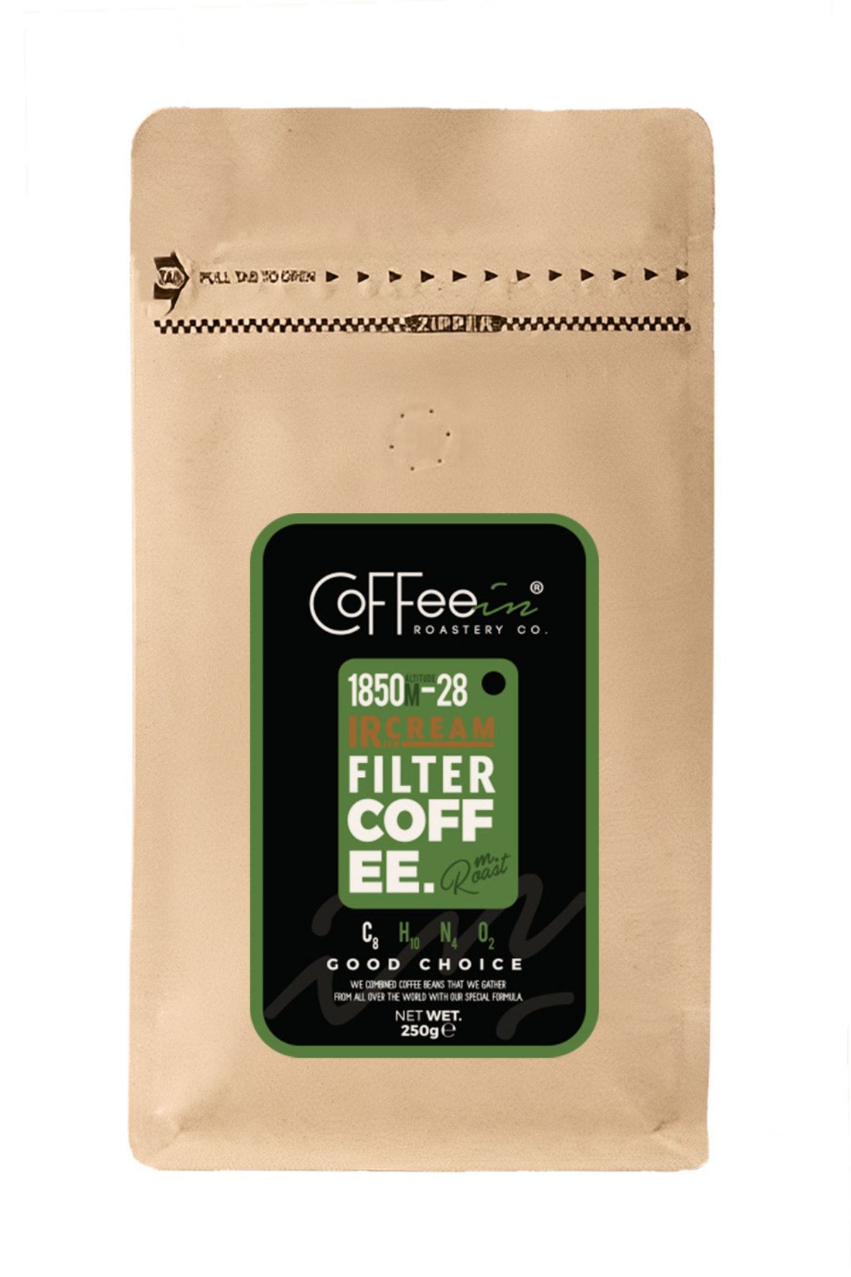 Coffeein Irısh Cream Aromalı Filtre Kahve 250gr