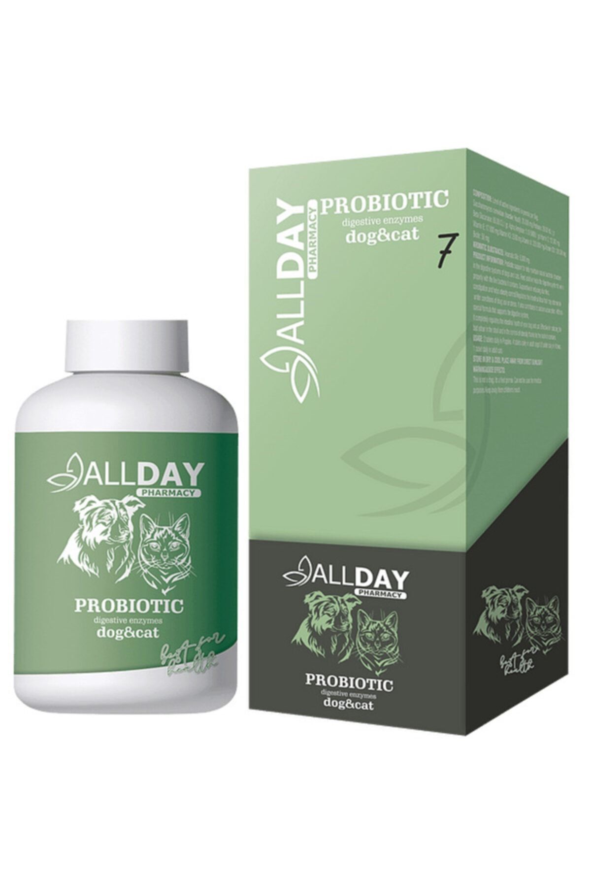 ALLDAY Probiotic Tablet (sindirim Desteği) Kedi & Köpek 24 Gr