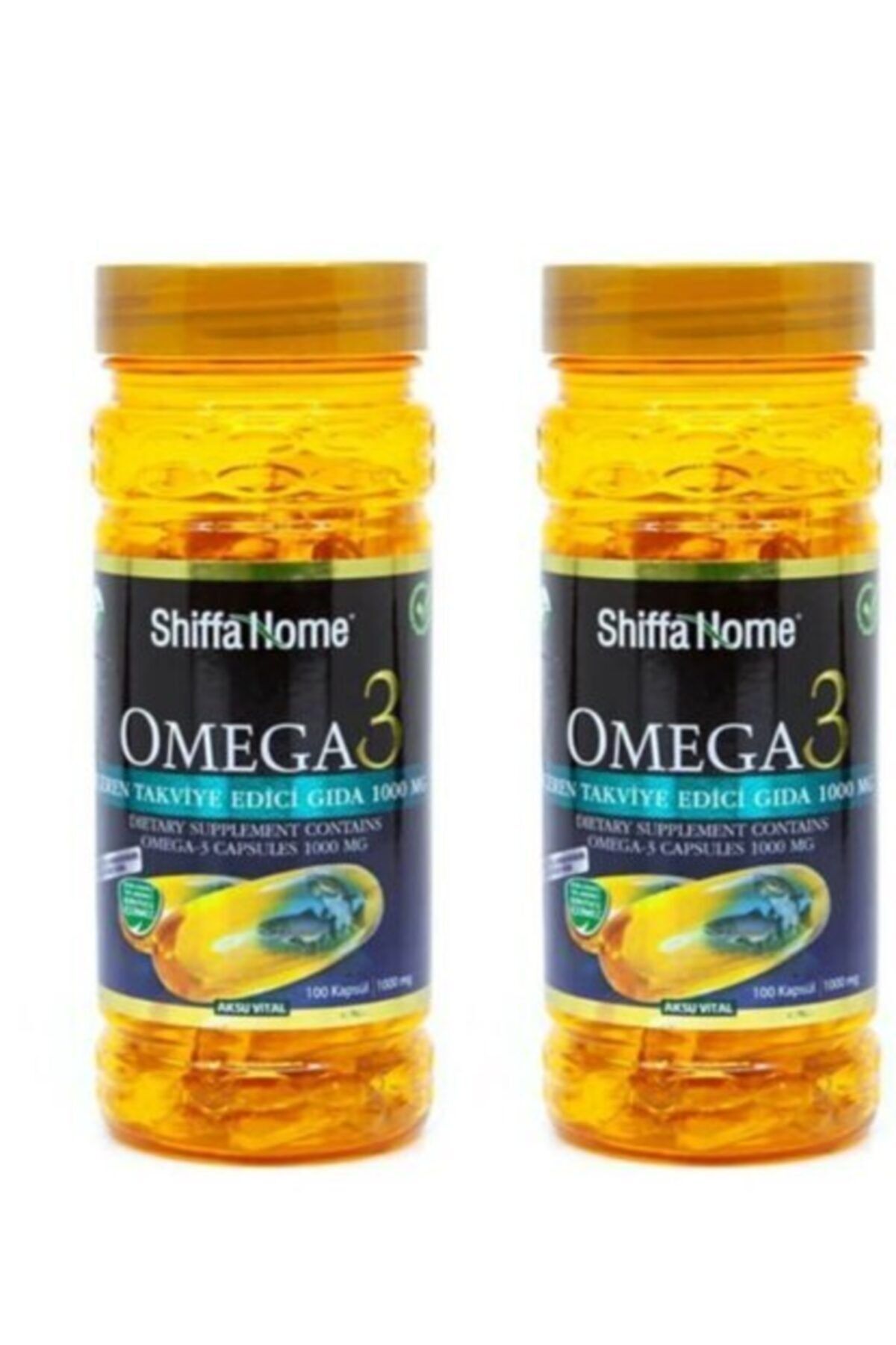 Aksu Vital 2 Kutu Shiffa Home Omega 3 Balık Yağı 1000 Mg X 100 Softgel X 2