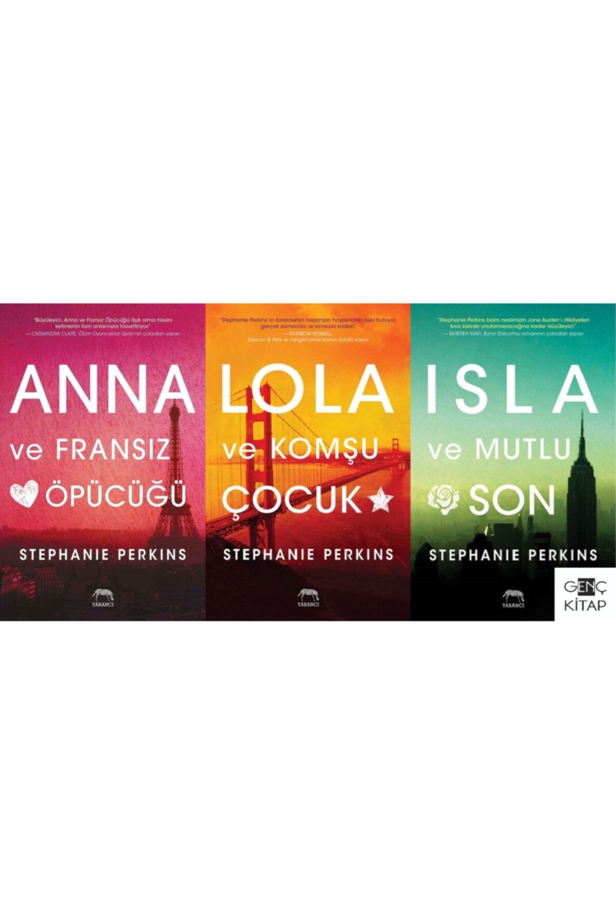 Yabancı Yayınları Anna Ve Fransız Öpücüğü 3 Kitap Set Lola Ve Komşu Çocuk Isla Ve Mutlu Son Stephanıe Perkıns