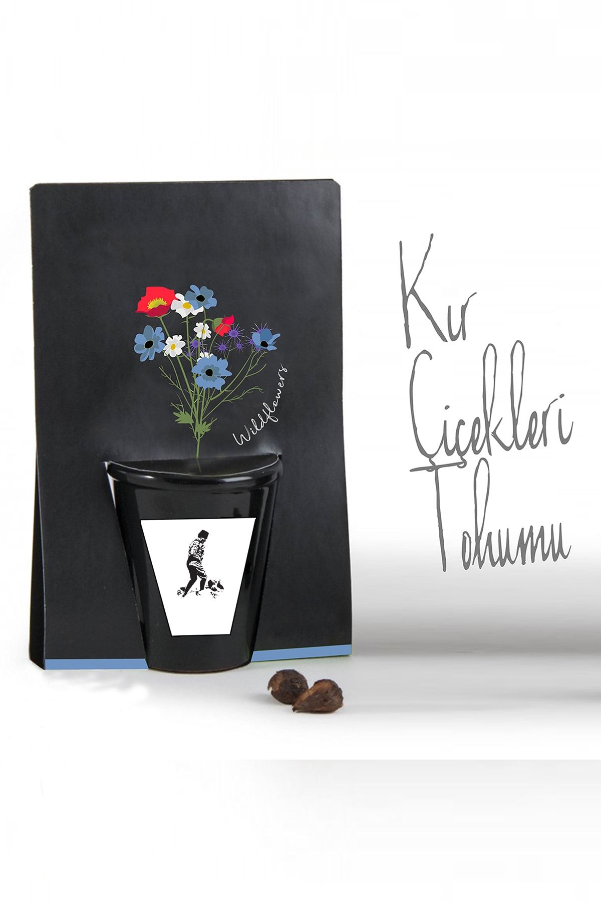 Procity Atatürk Tasarımlı Kır Çiçekleri Dikim Kiti