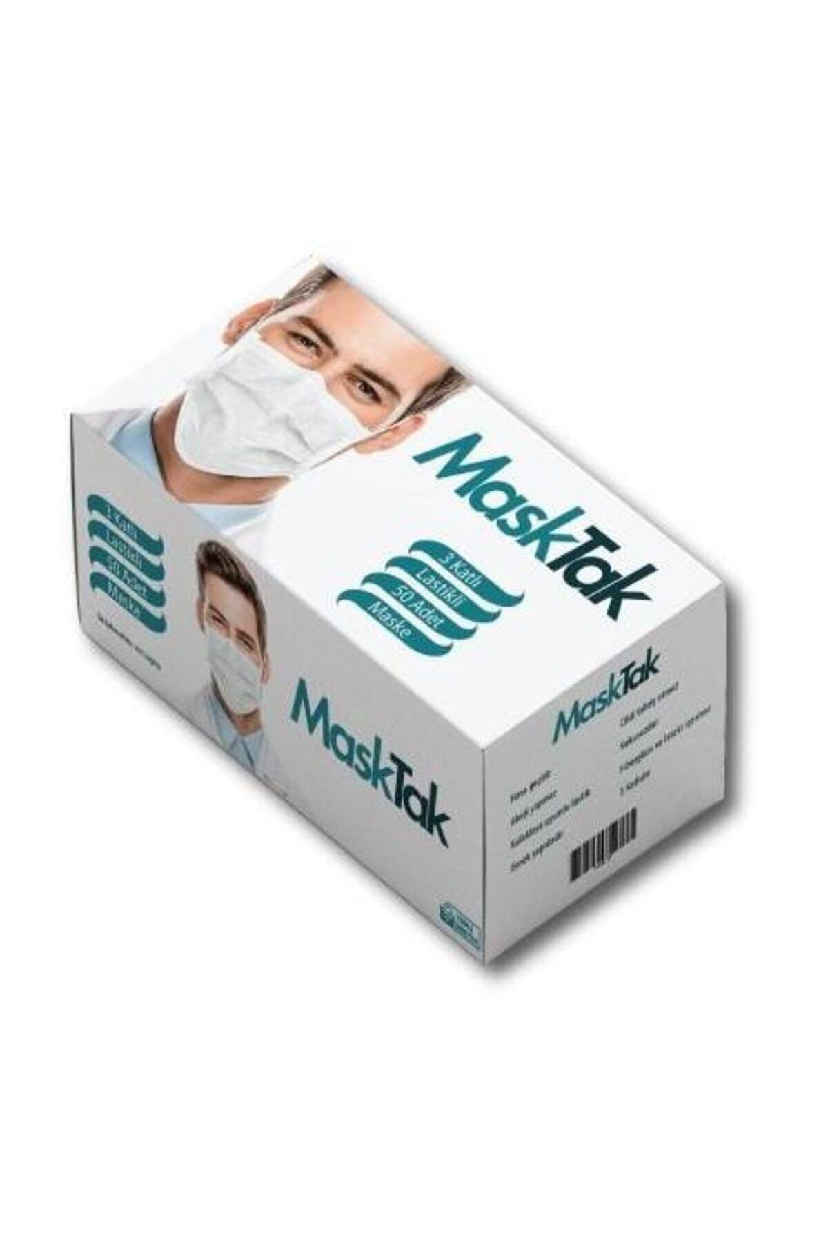 Maskemask Fda,ce Belgeli Tam Ultrasonik Maske-mavi Renk,50'lı