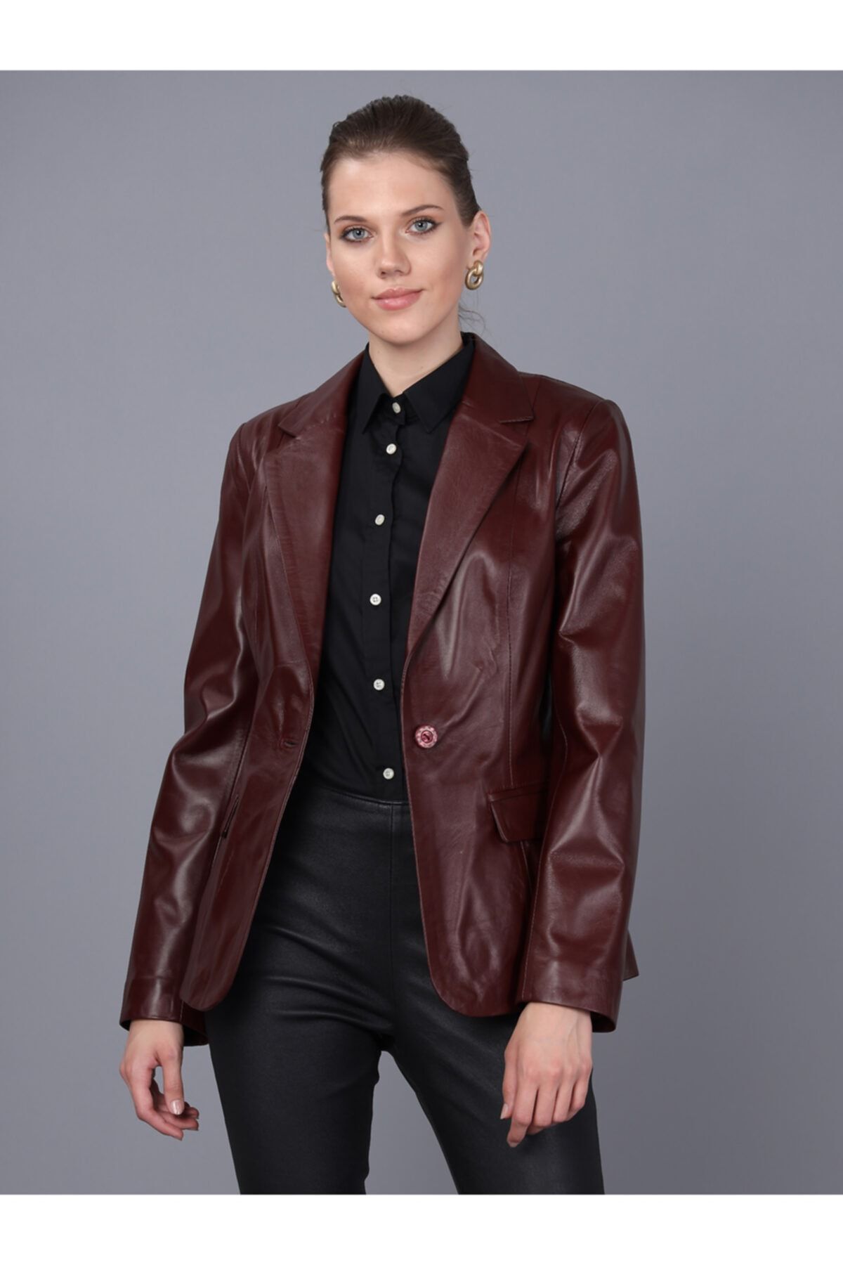 Basics&More Kadın Bordo Ceket