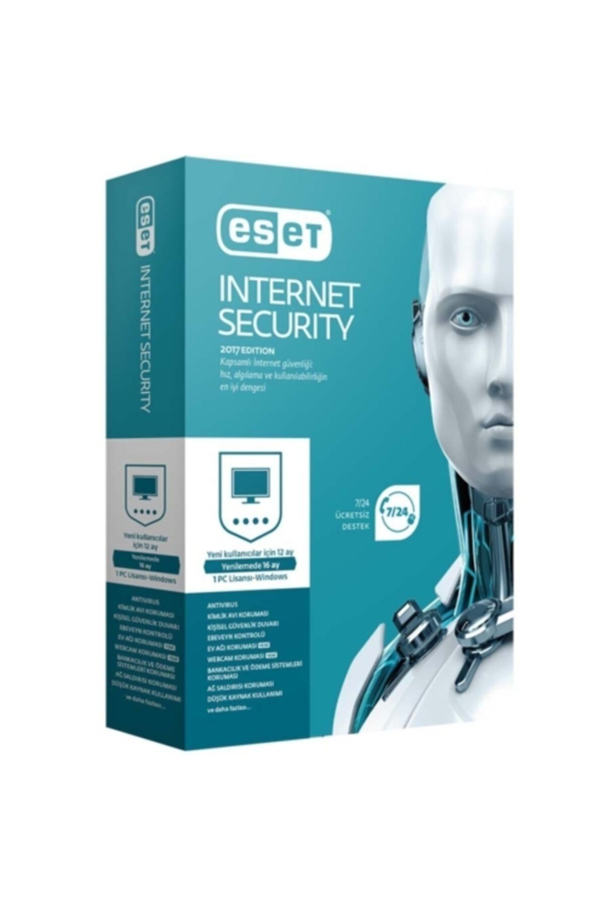 Eset Eset Internet Security V10 Kutu-1 Kullanıcı