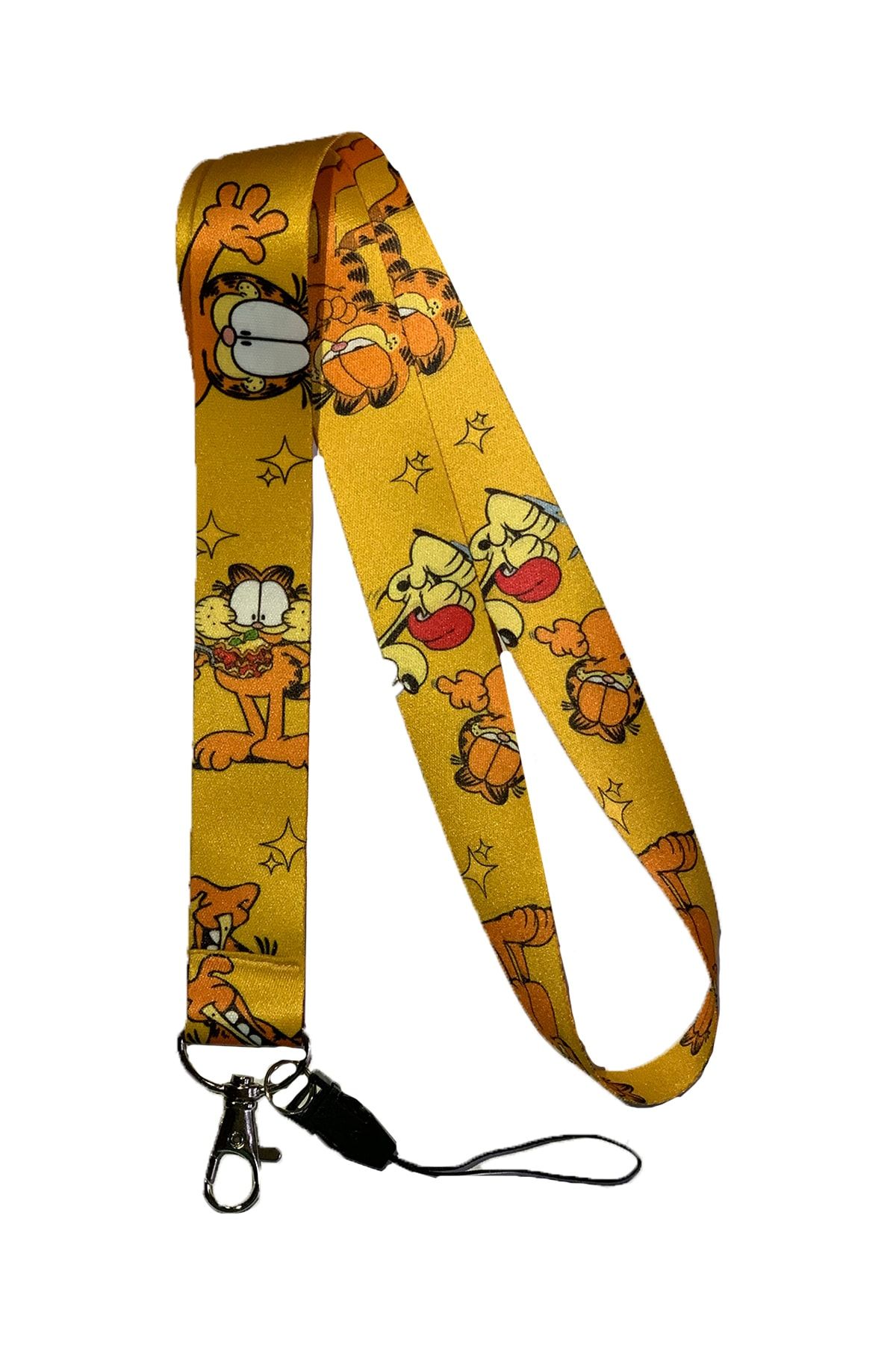 StormiStoretr Garfield Desenli Yaka Kartı & Boyun Askı Ipi