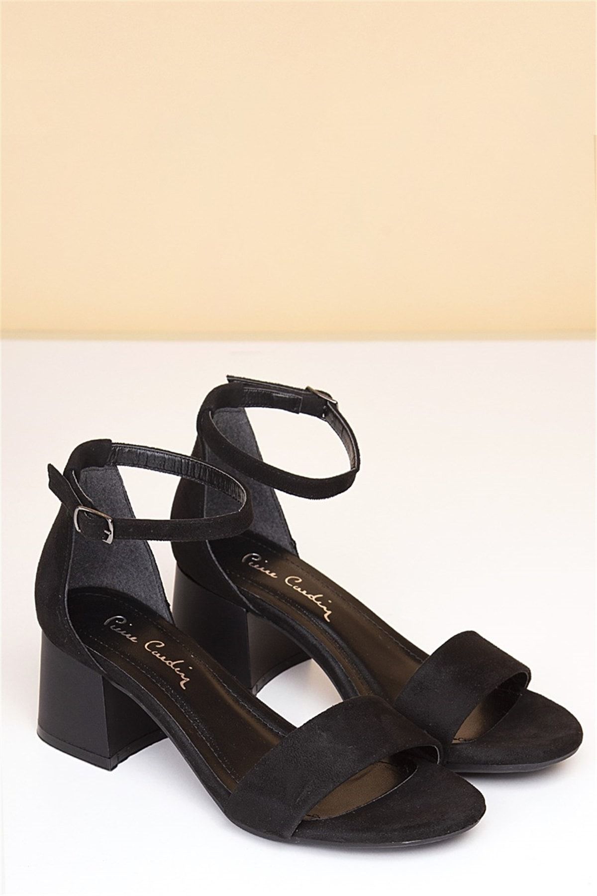 Pierre Cardin Pc-50172 Suet Siyah Kadın Ayakkabı