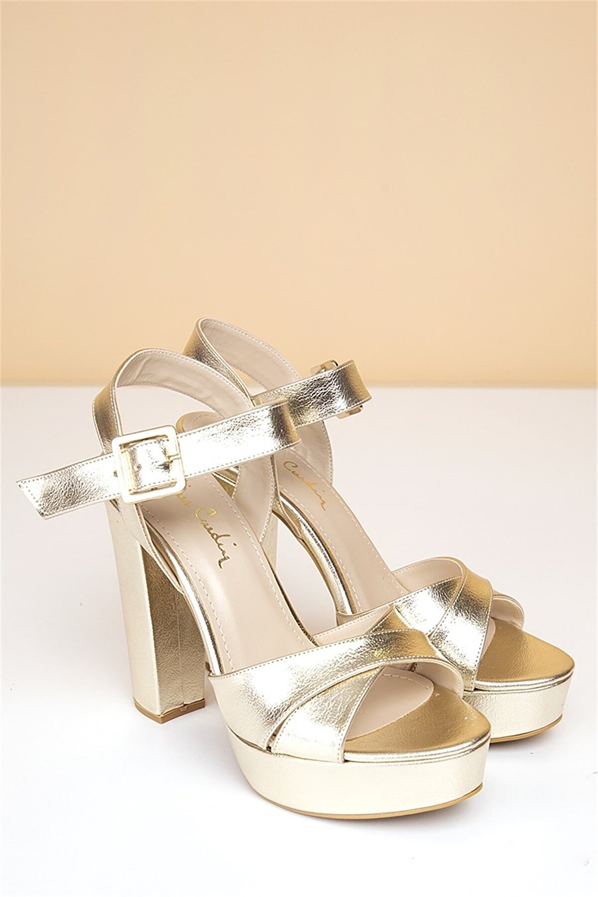 Pierre Cardin Pc-50165 Parlak Altın Kadın Ayakkabı