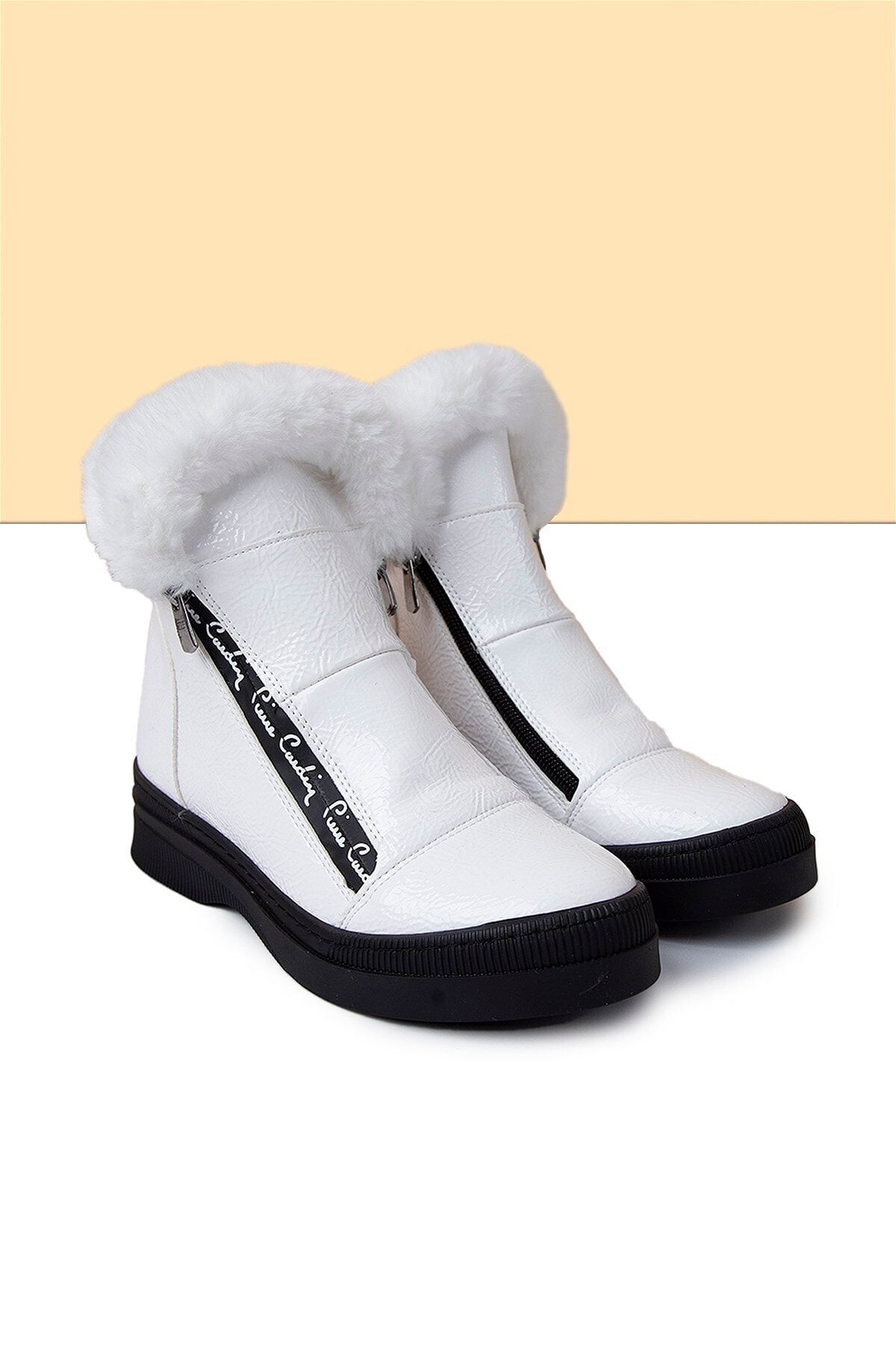 Pierre Cardin PC-50710 Rugan Beyaz Kadın Ayakkabı