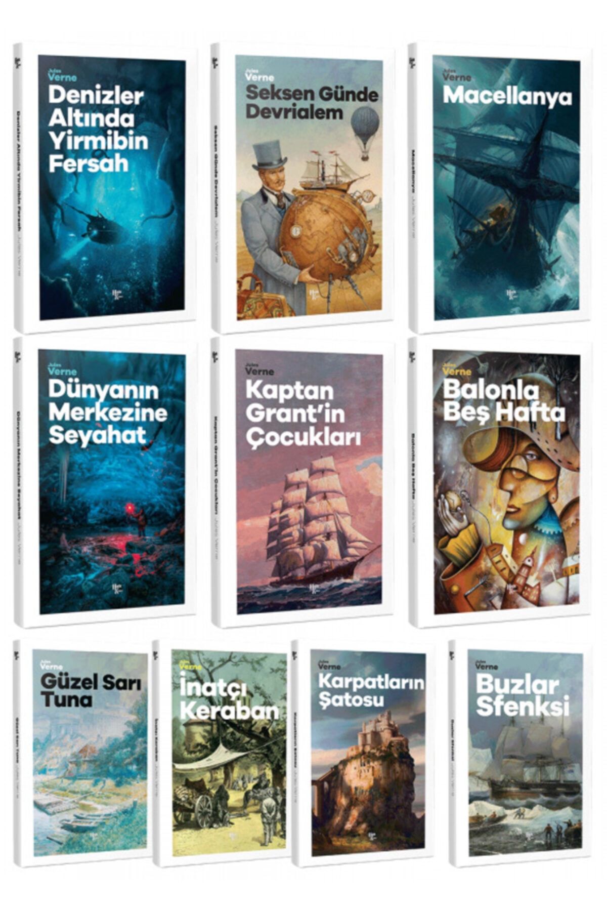 Halk Kitabevi Geleceğin Çocukları - Jules Verne 10 Kitap Bir Arada