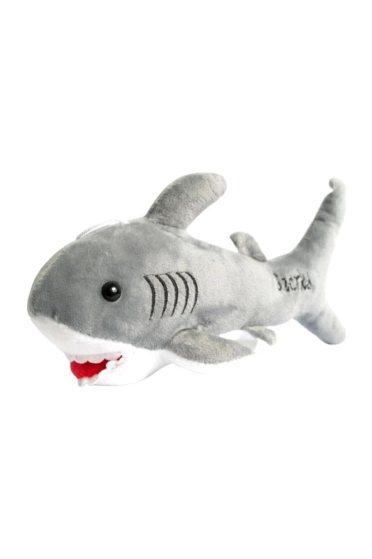 minibon Baby Shark Köpek Balığı Peluş Gri 30 Cm