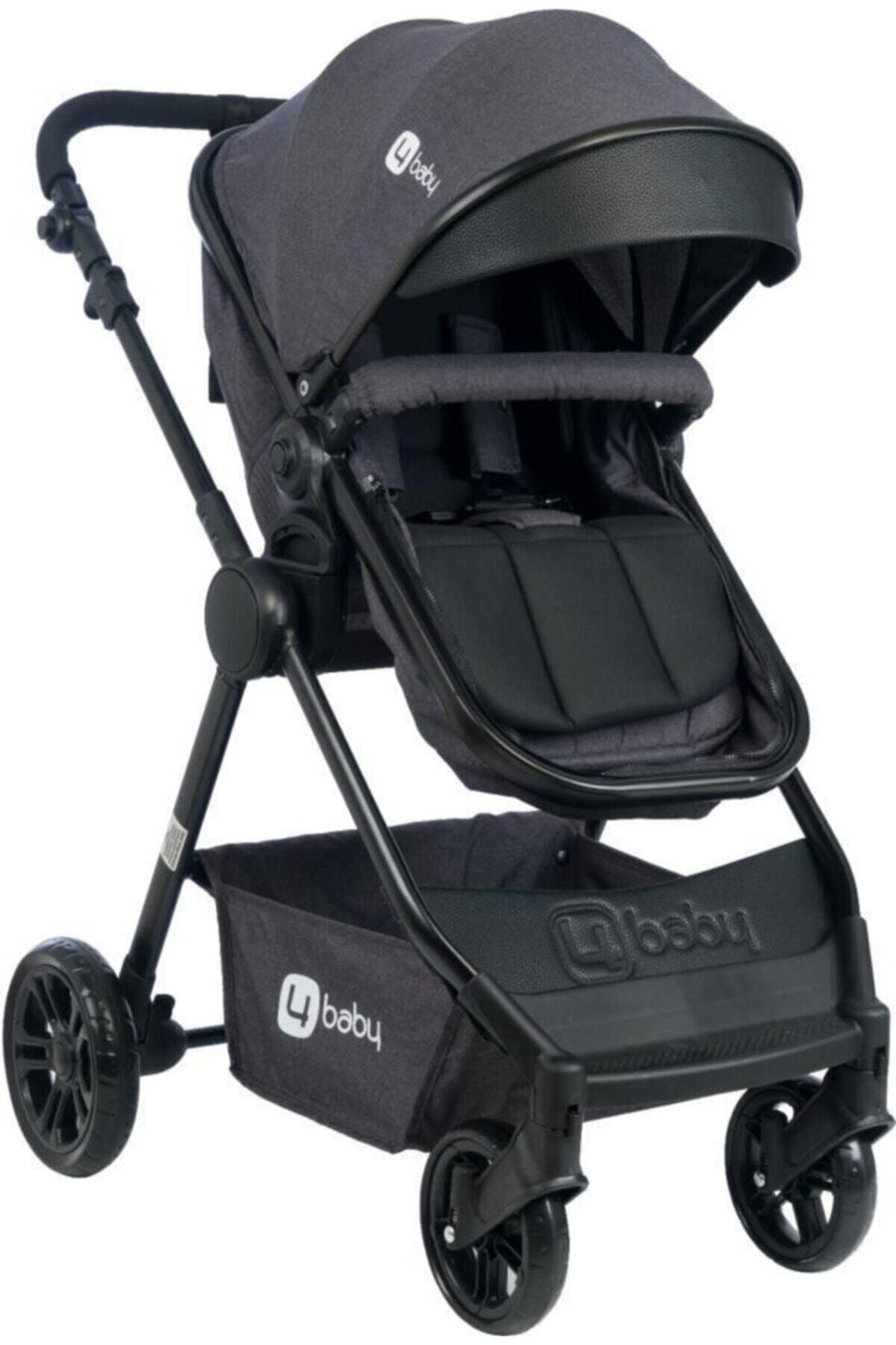 4 Baby Comfort Siyah Travel Sistem Bebek Arabası Ab492y Babydoor