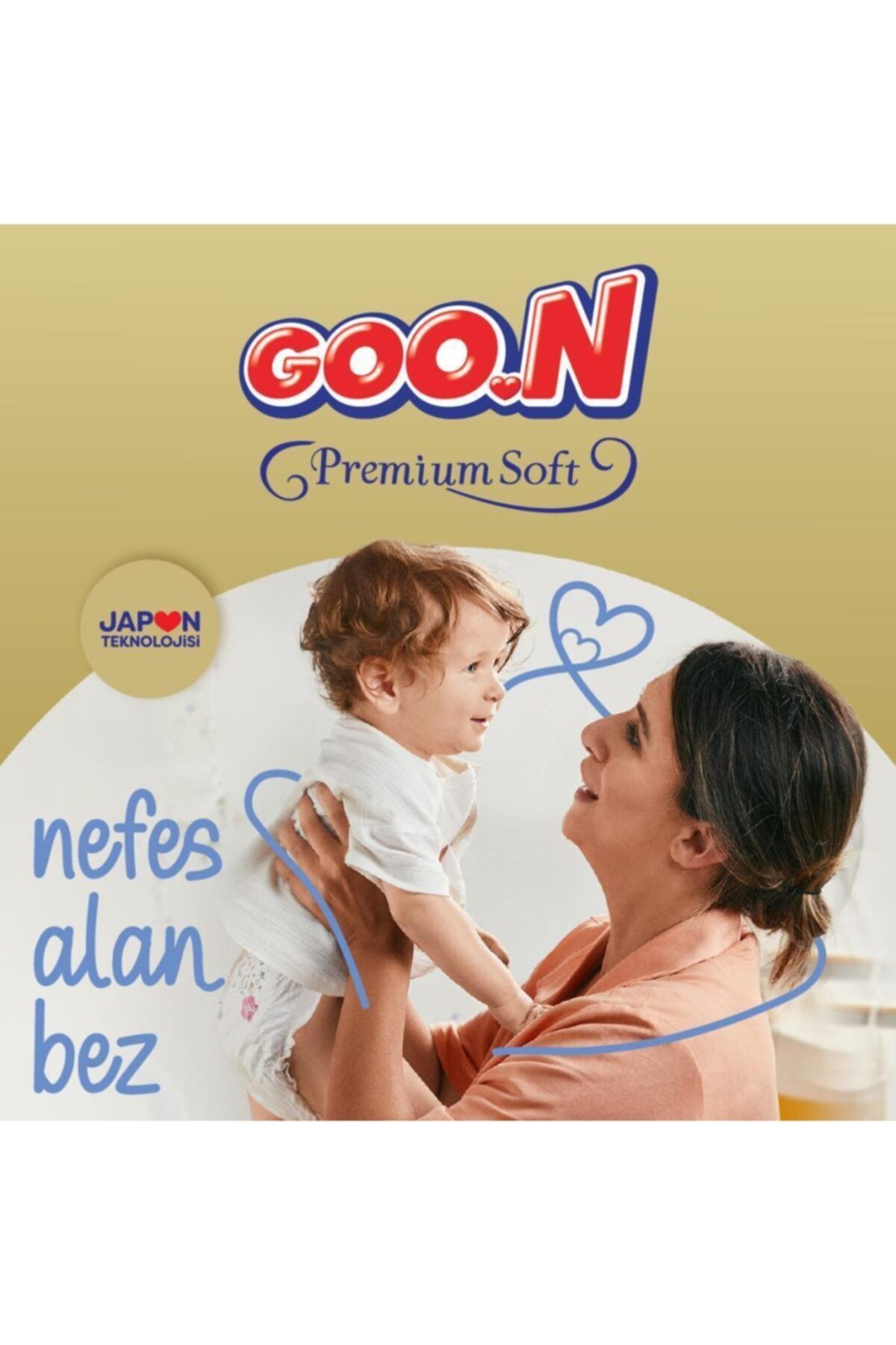 Goon Premium Soft Bebek Bezi 1 Beden Premium Bant 50 Adet_2