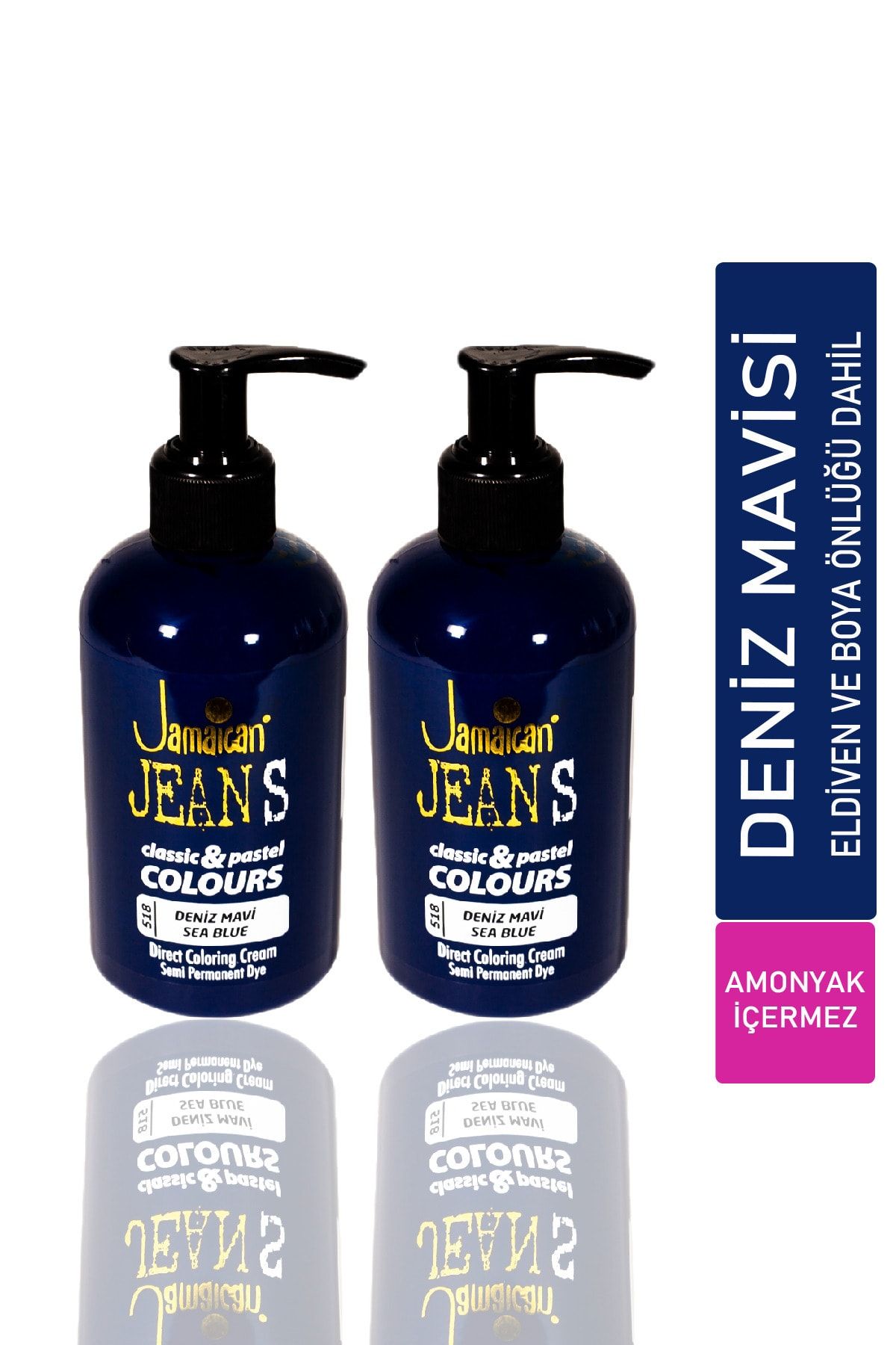 Jamaican Jean's Color Saç Boyası Ikili Deniz Mavi Hed2003