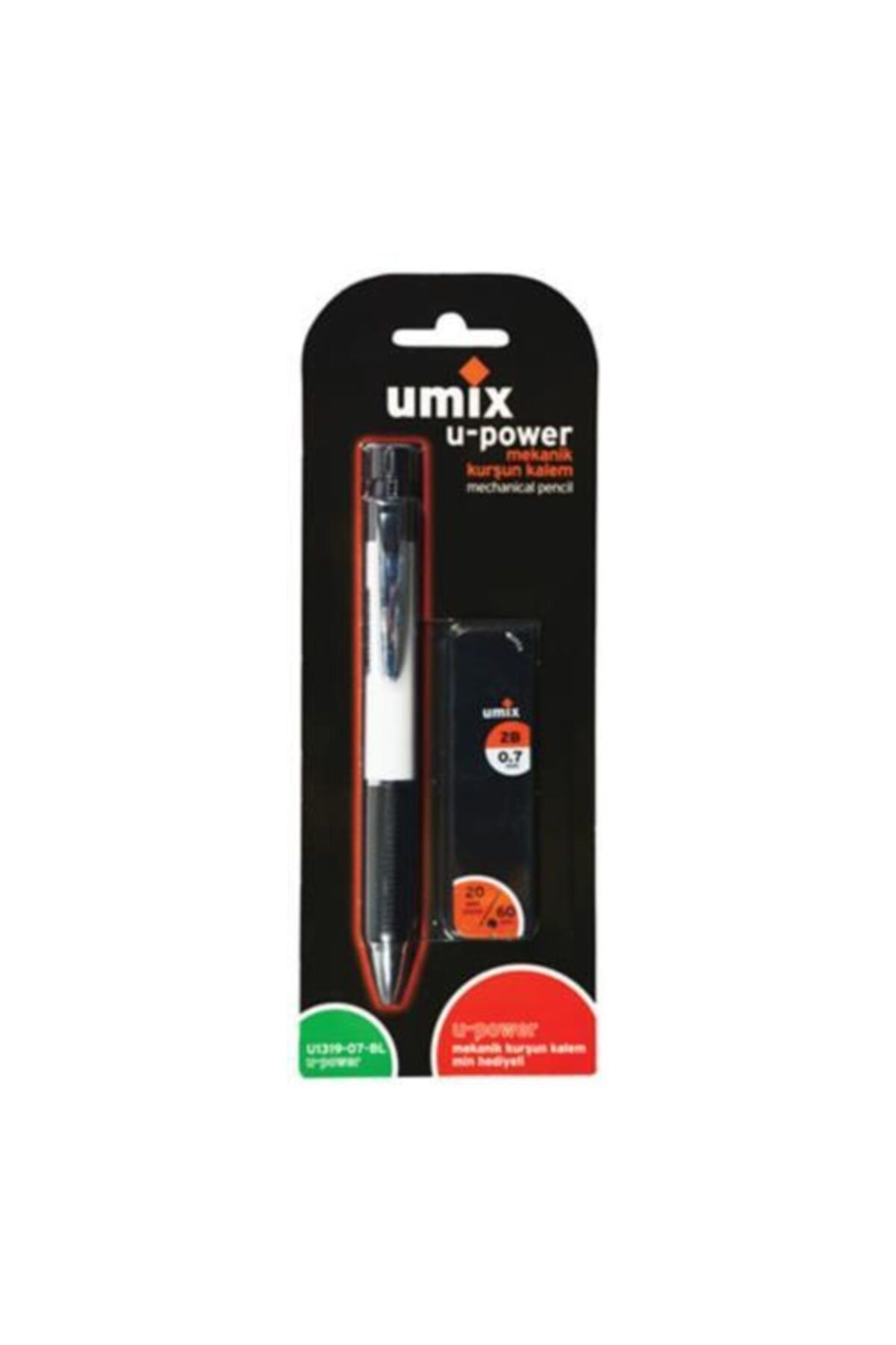 Umix U-power 0.7 Mm Ve Uç Seti Karışık Renk 1 Adet
