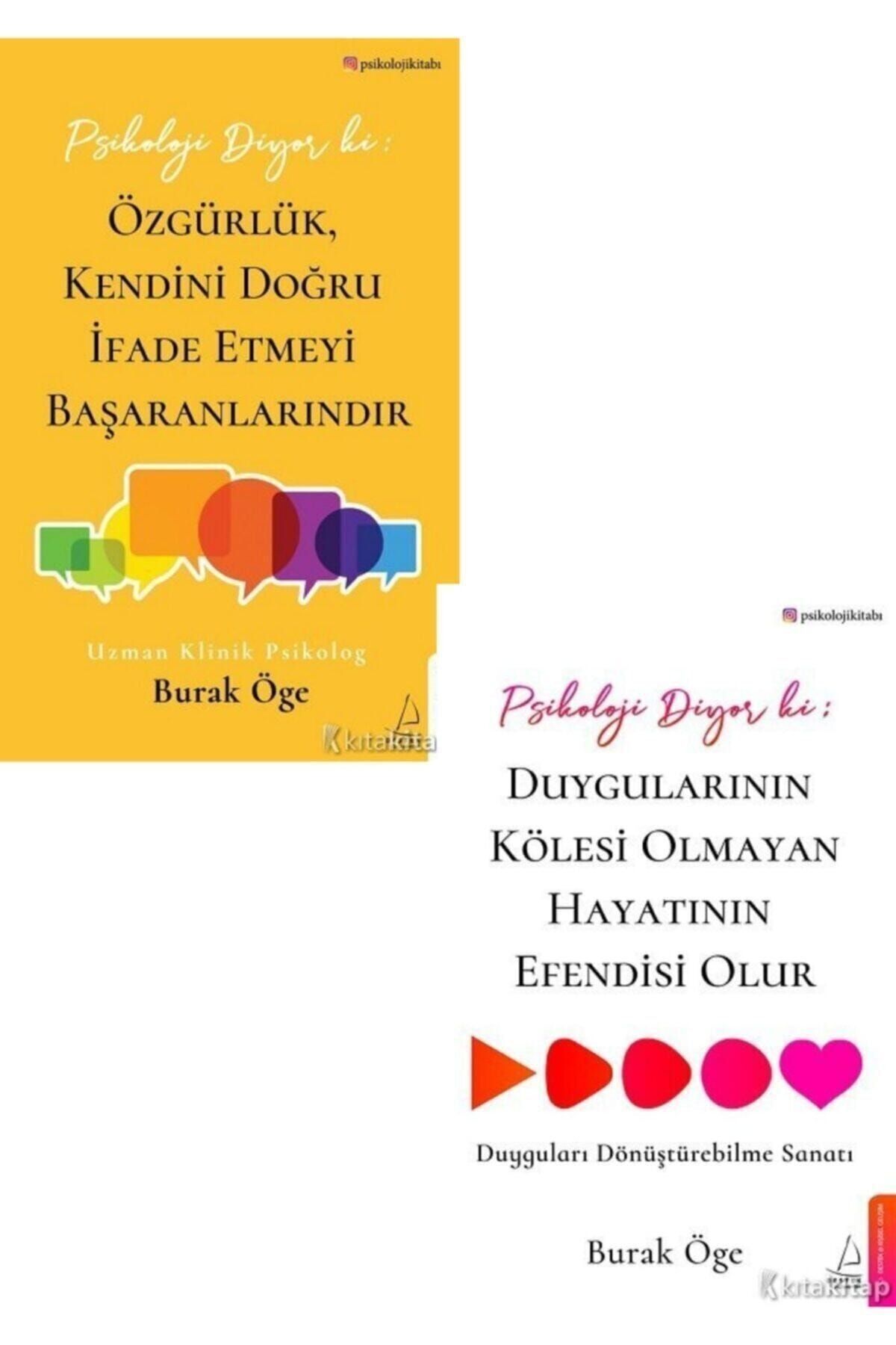 Karakarga Yayınları Psikoloji Diyor Ki: Özgürlük, Kendini Doğru Ifade Etmeyi Başaranlarındır - Burak Öge 2 Kitap Set