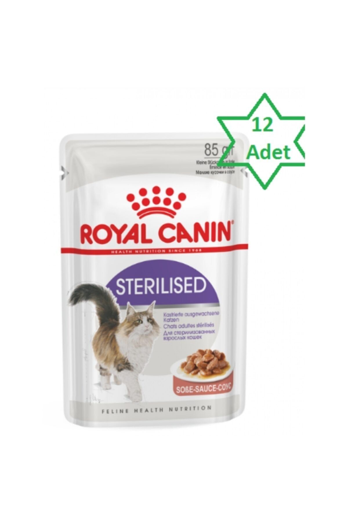 Royal Canin Sterilised Gravy Kısırlaştırılmış Kedi Konservesi 12 Adet