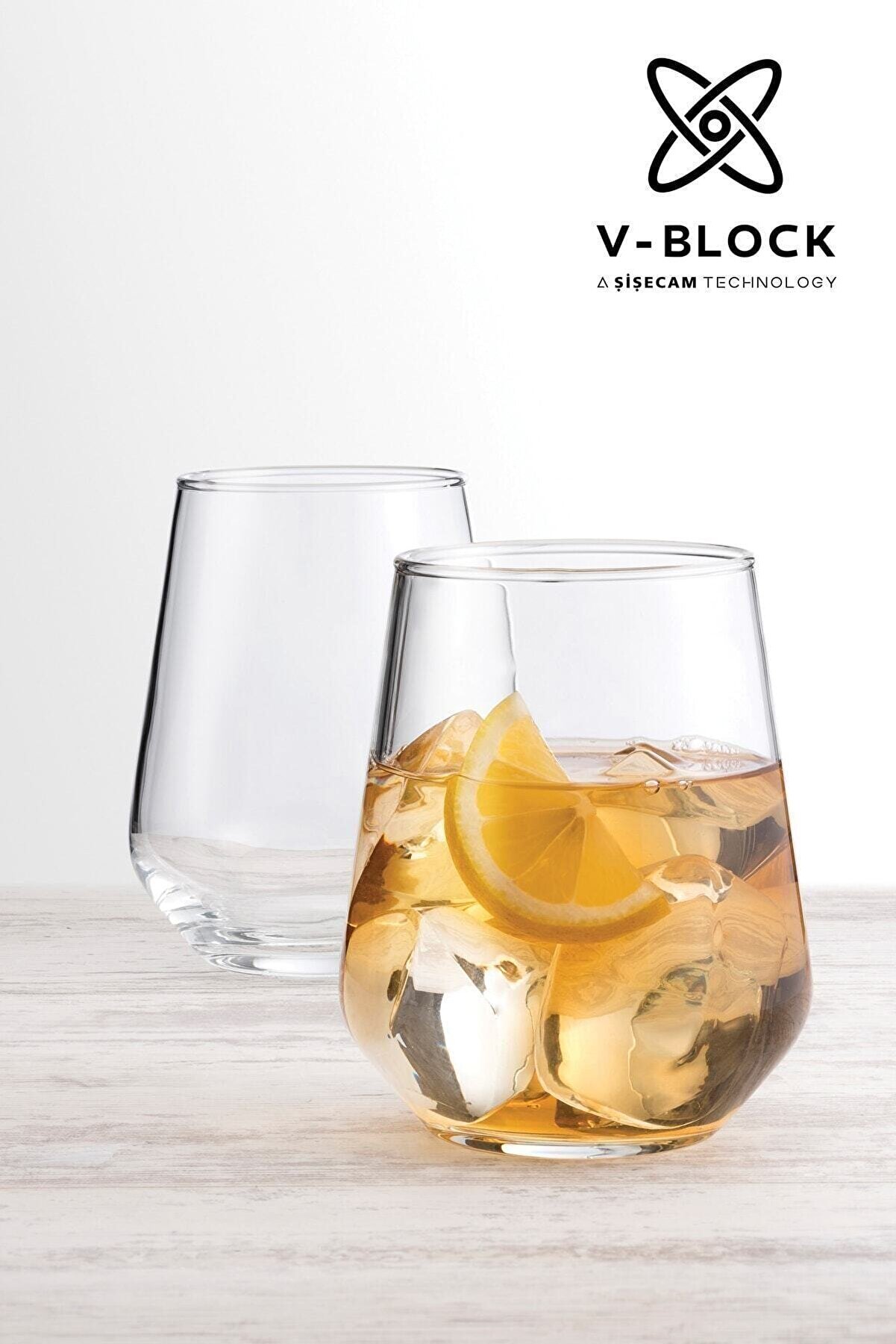 Paşabahçe V-Block Antimikrobiyal Allegra 6'lı Su Bardağı