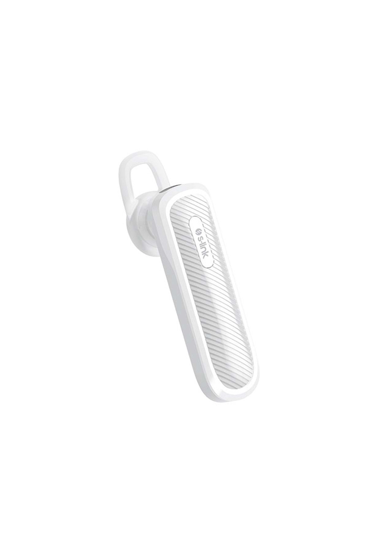 S-Link Sl-bt35 Mobil Telefon Uyumlu Beyaz Bluetooth Kulaklık