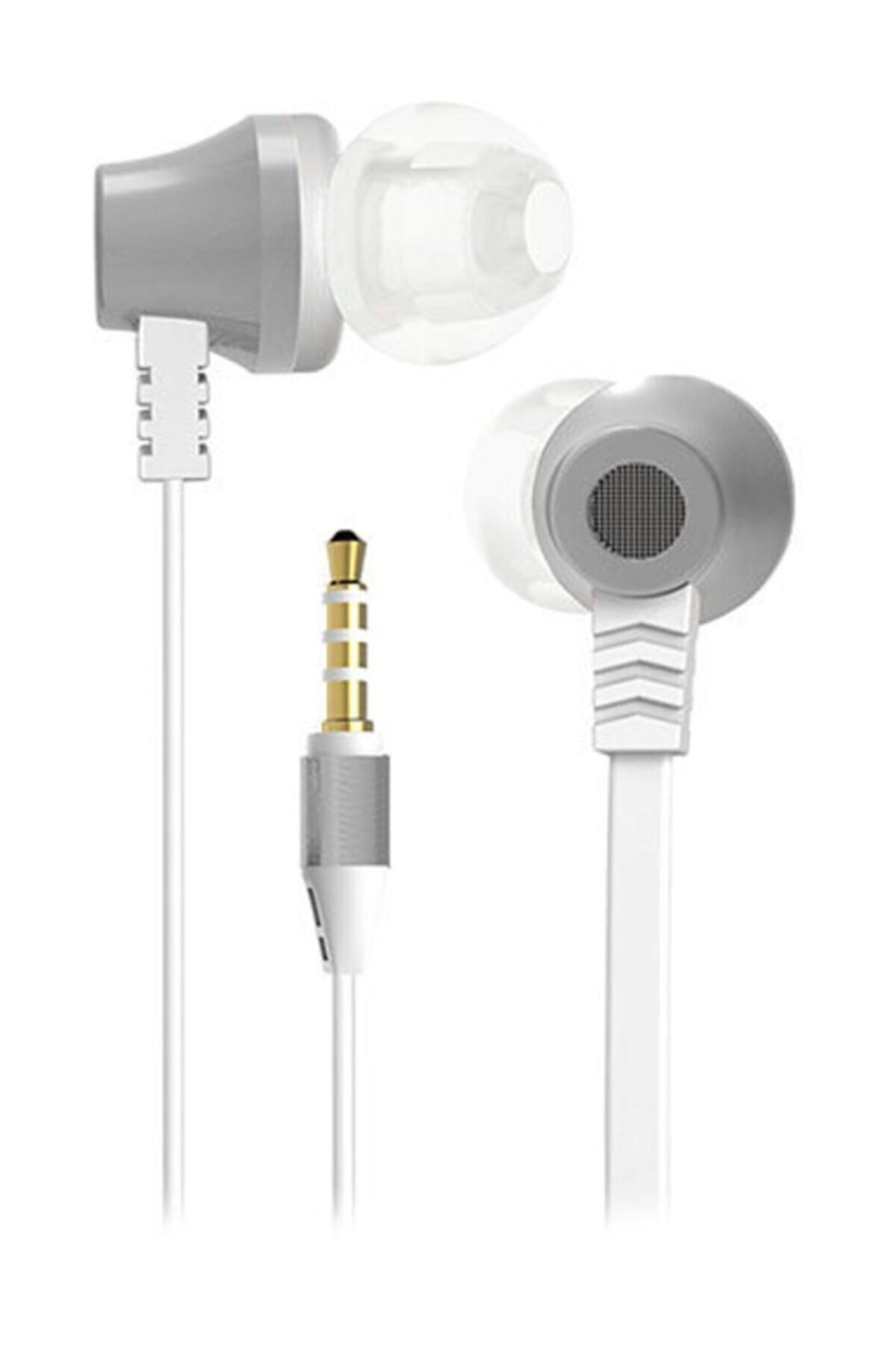 S-Link Sl-ku150 Mobil Telefon Uyumlu Taşıma Çantalı Kulak Içi Beyaz/gümüş Mikrofonlu Kulaklık