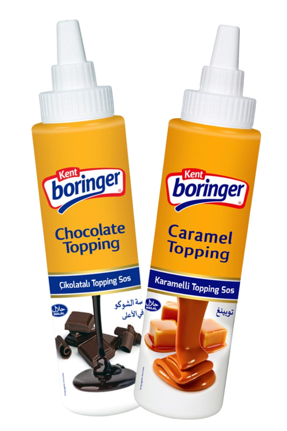 Kent Boringer Topping Sos 2 Lisi (çikolata,karamel) 300 Ml