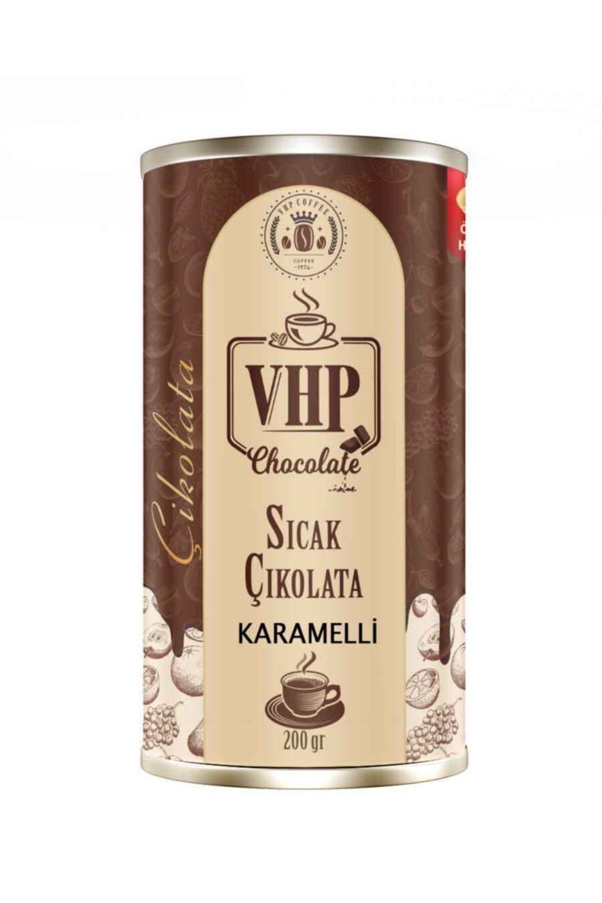 Sıcak Çikolata Karamelli Kahve 200 Gr Teneke_0